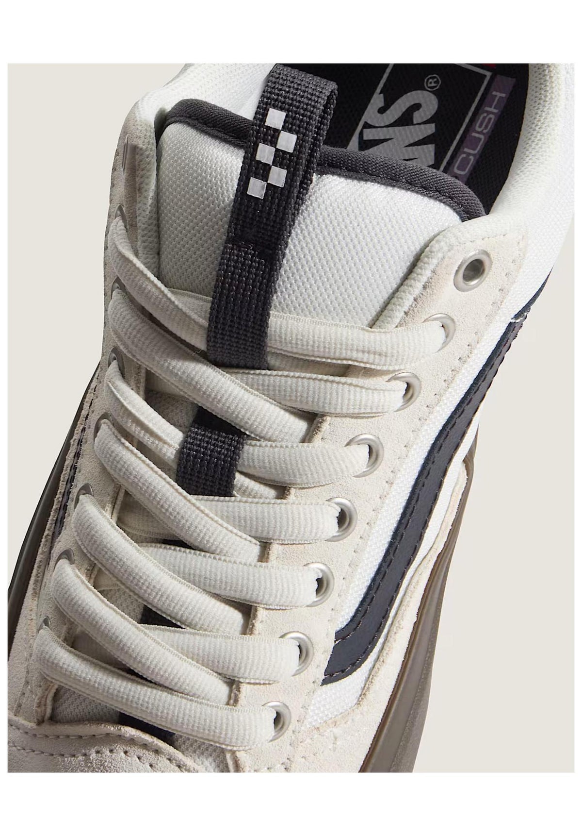 Vans Skate Old Skool 36 + Schuhe Jungs marshmallow-gum – Seitenansicht