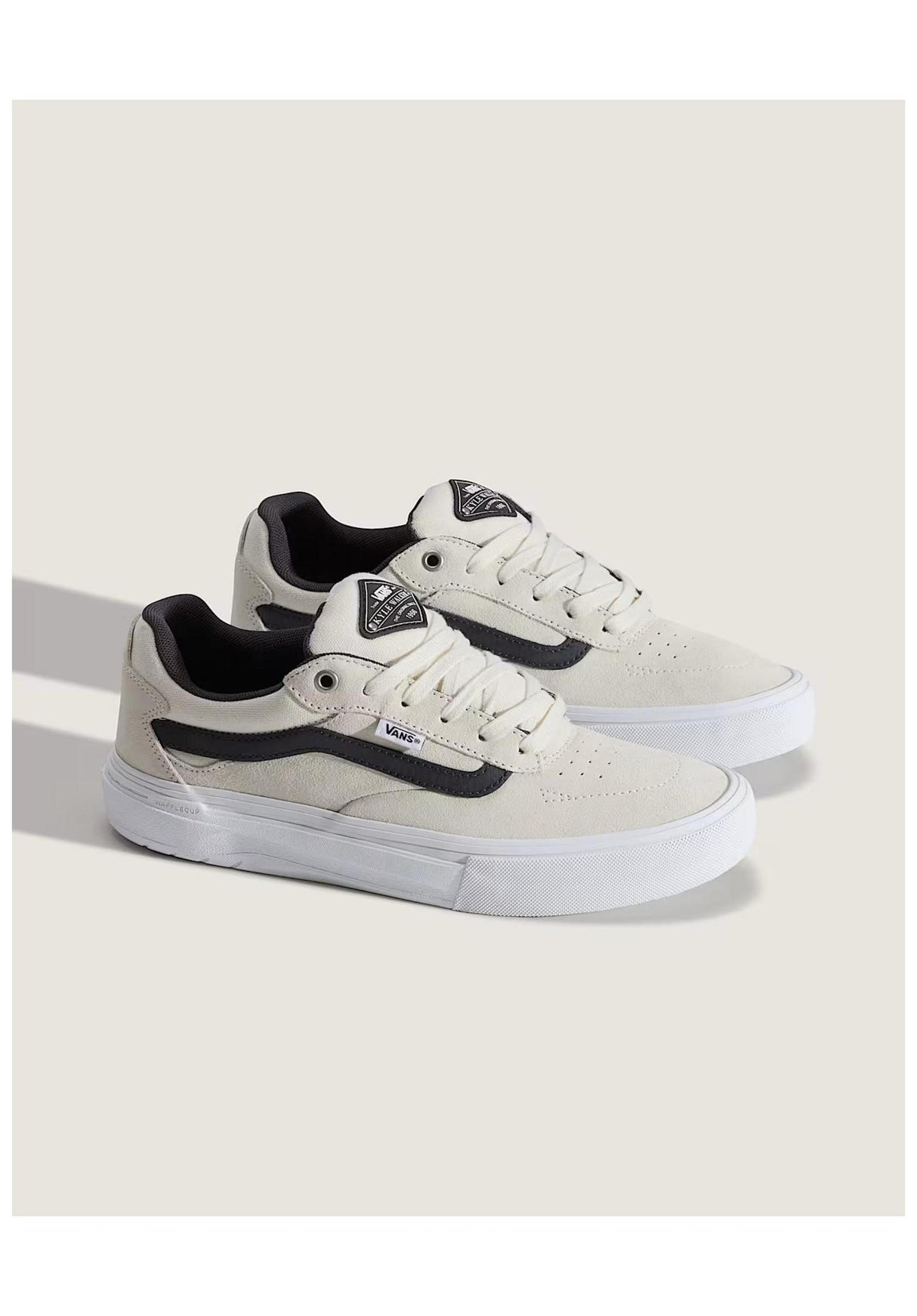 Vans Skate Kyle Walker WaffleCup Schuhe Jungs white-gunmetal – Rückenansicht
