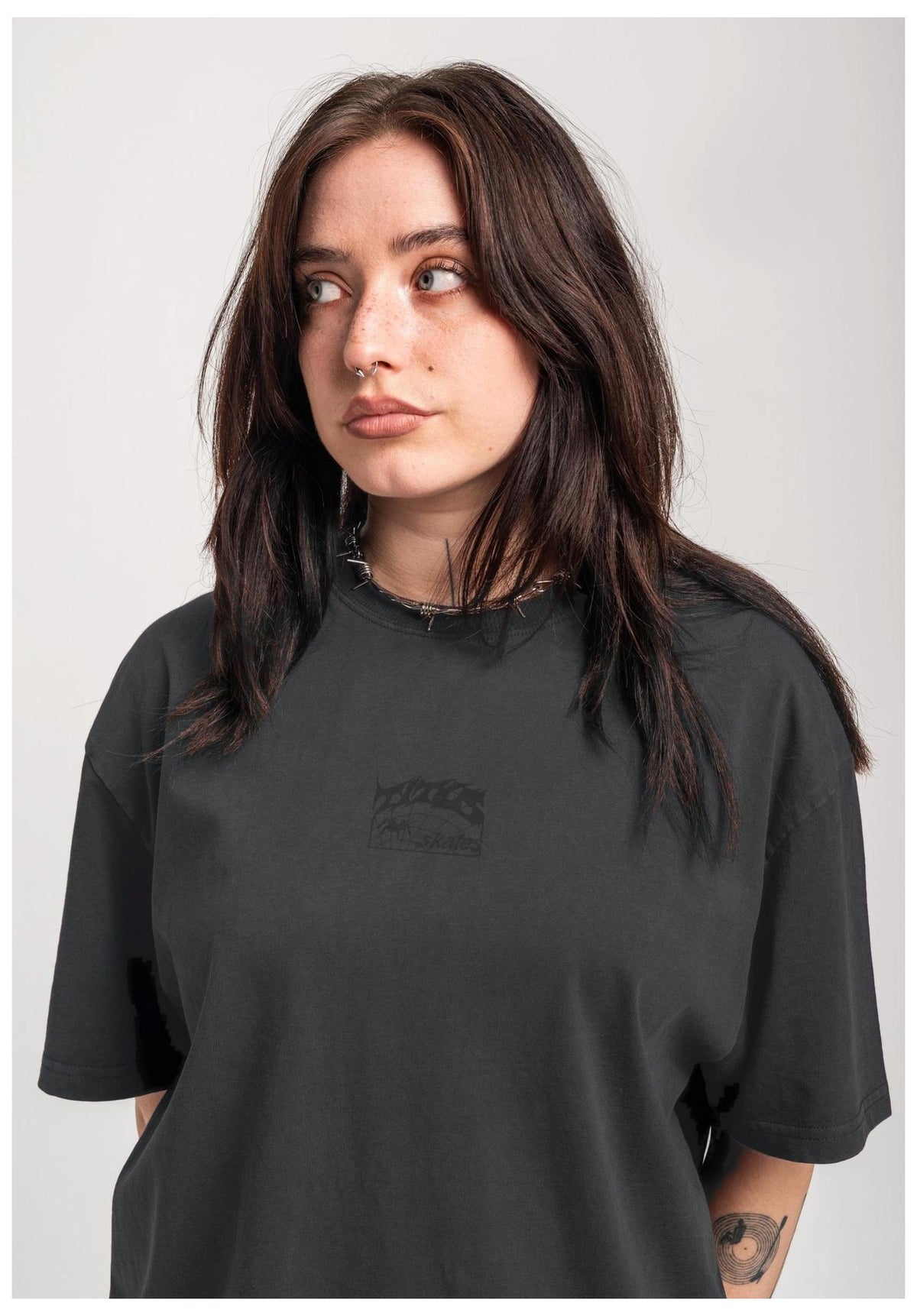 TITUS W Heritage Clean T-Shirt blackfaded – Detailansicht 1