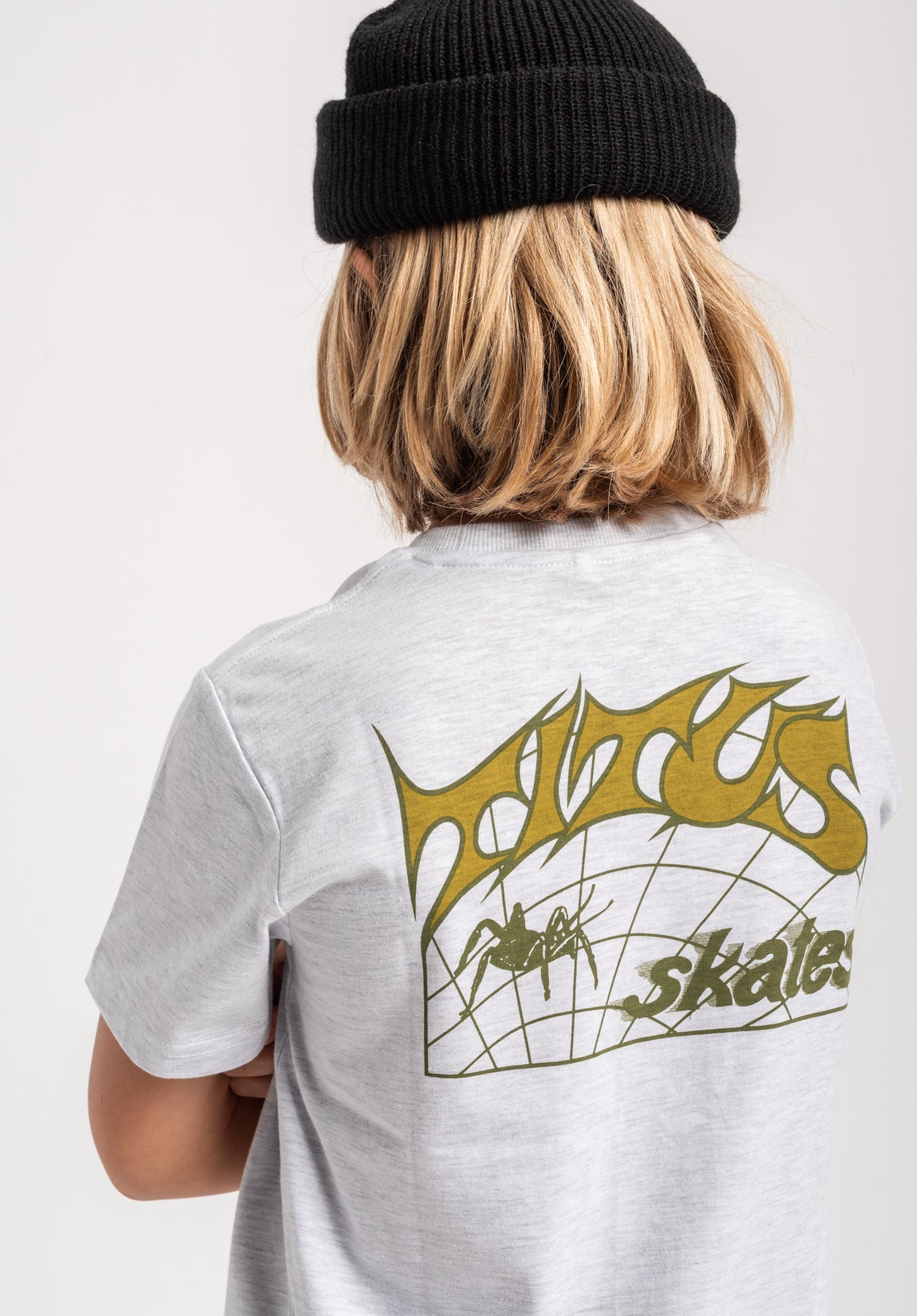 TITUS Heritage Classic Kids T-Shirt lightheathergrey – Detailansicht 2