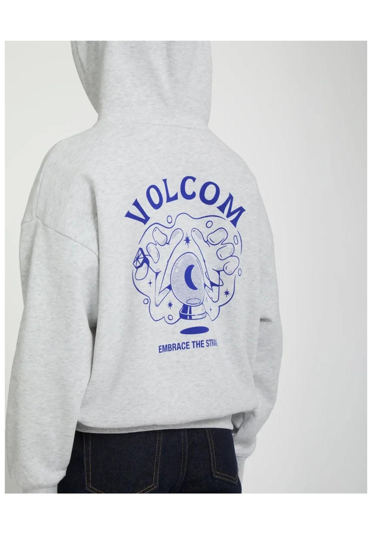 Volcom Moove On PO Hoodie boneheather – Rückenansicht