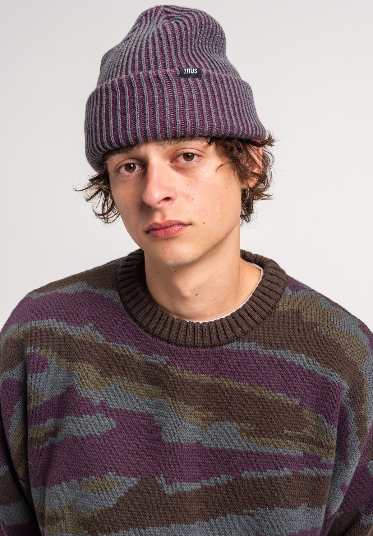 TITUS Nalei Strickpullover darkberry-ao – Detailansicht 1