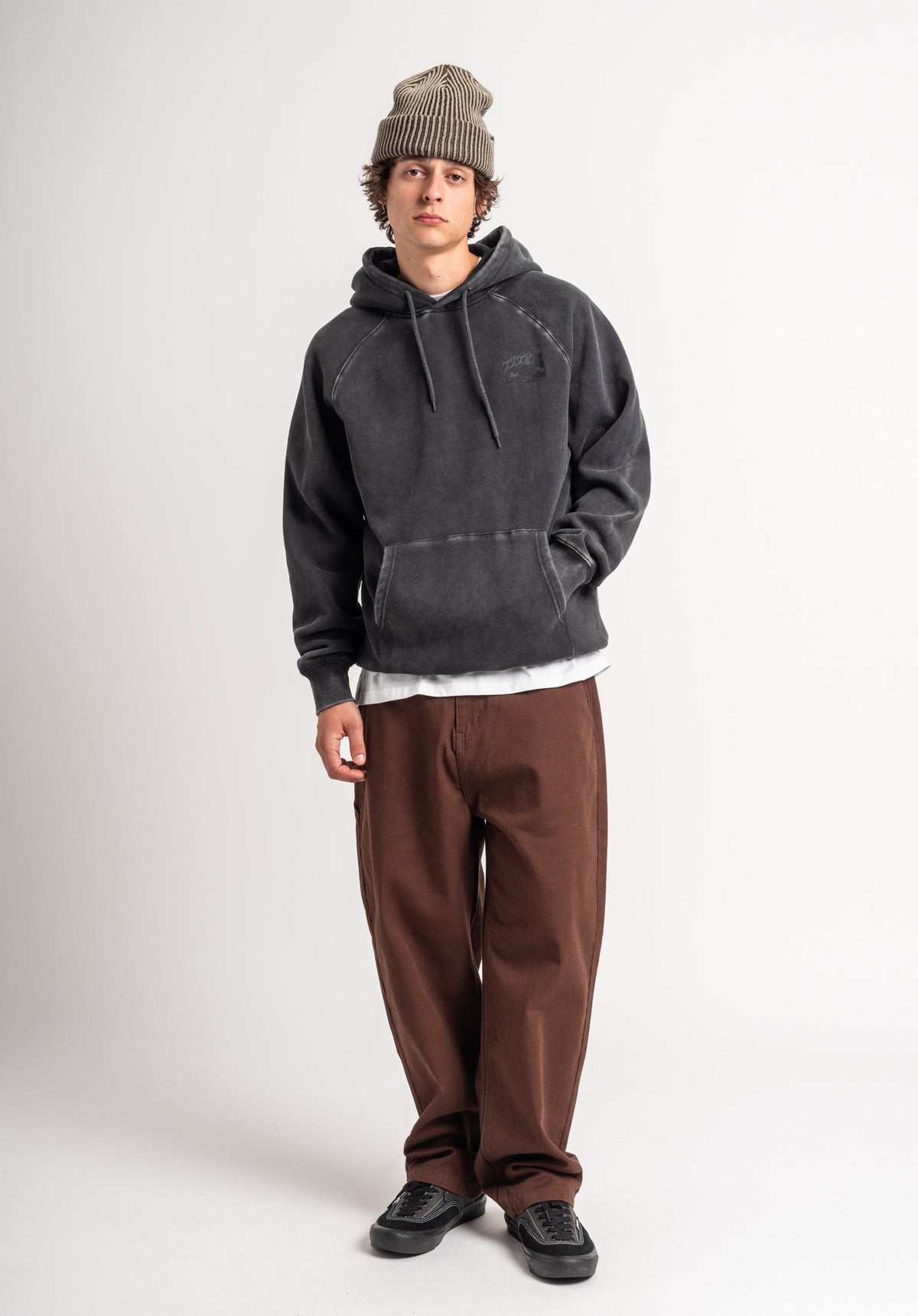 TITUS Heritage Clean Hoodie darkberryfaded – Oberansicht