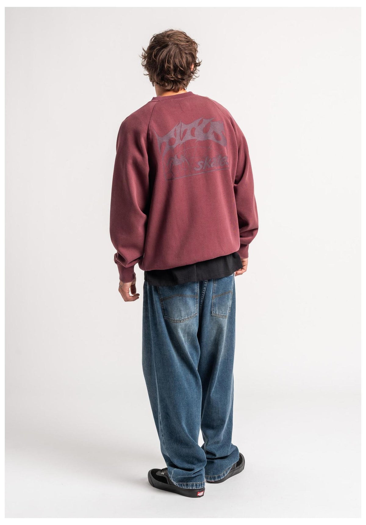 TITUS Heritage Clean Sweatshirt berryfaded – Oberansicht