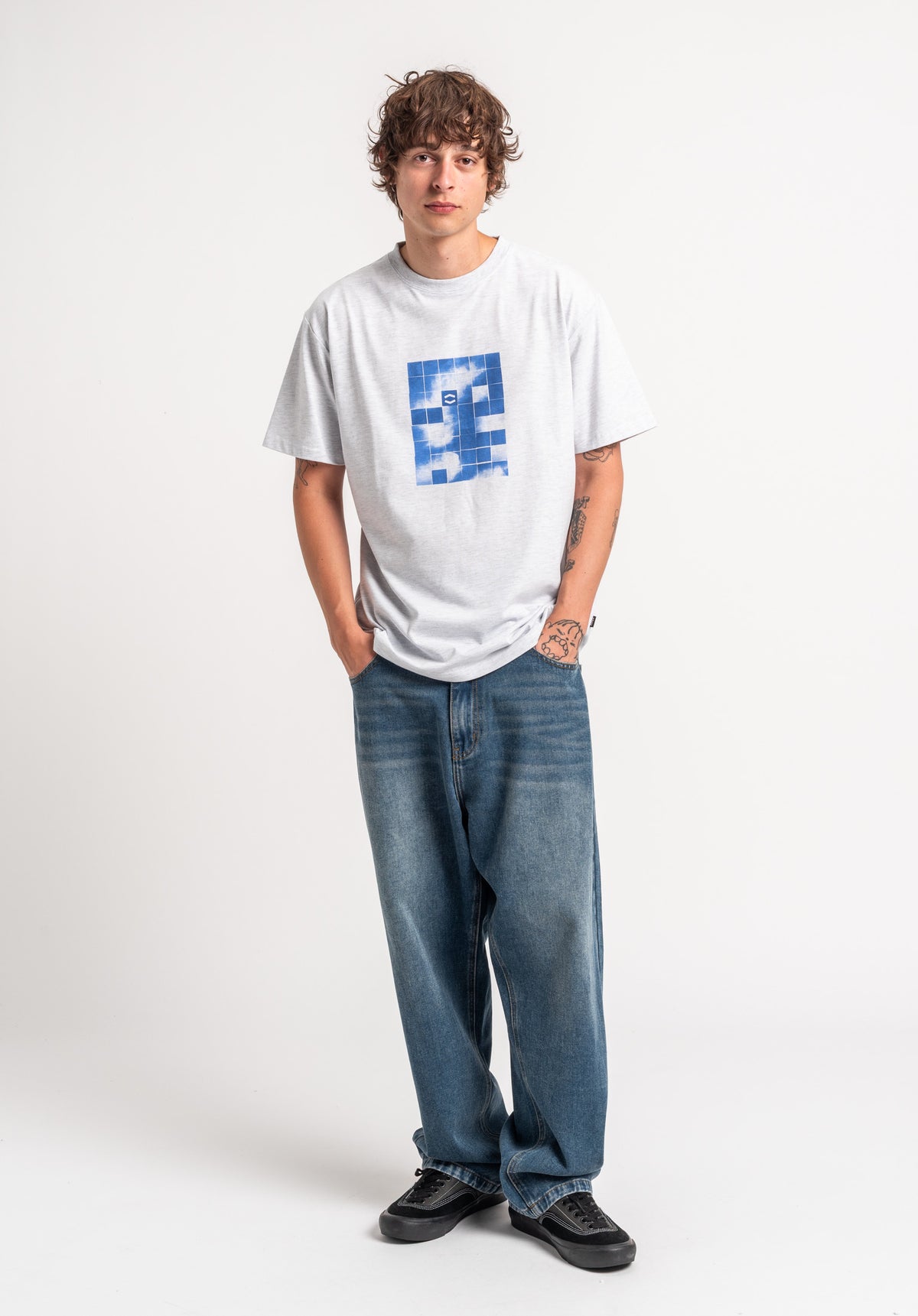 TITUS Orin T-Shirt lightheathergrey – Detailansicht 1