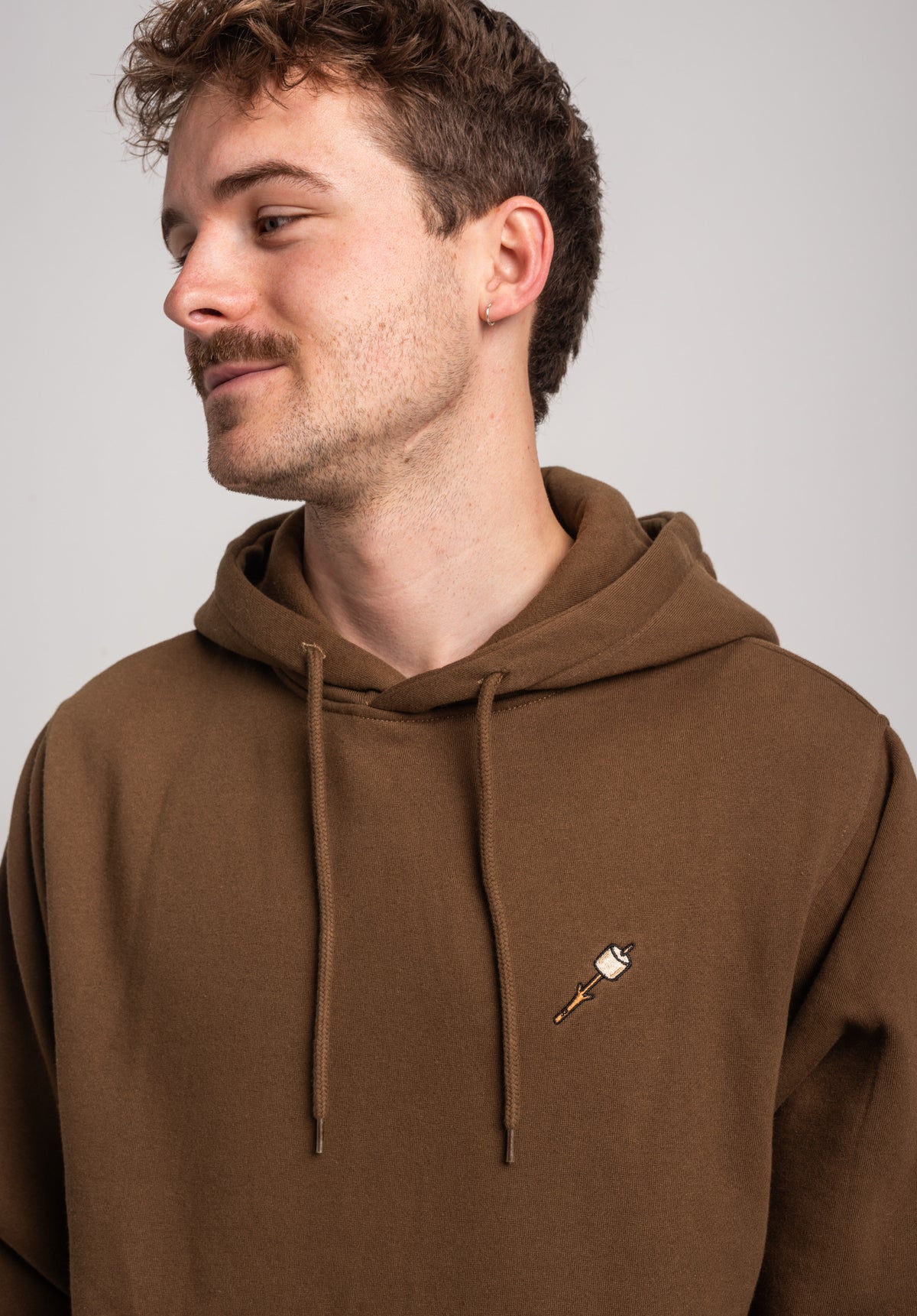 Rules Marshmellow Hoodie olive – Rückenansicht