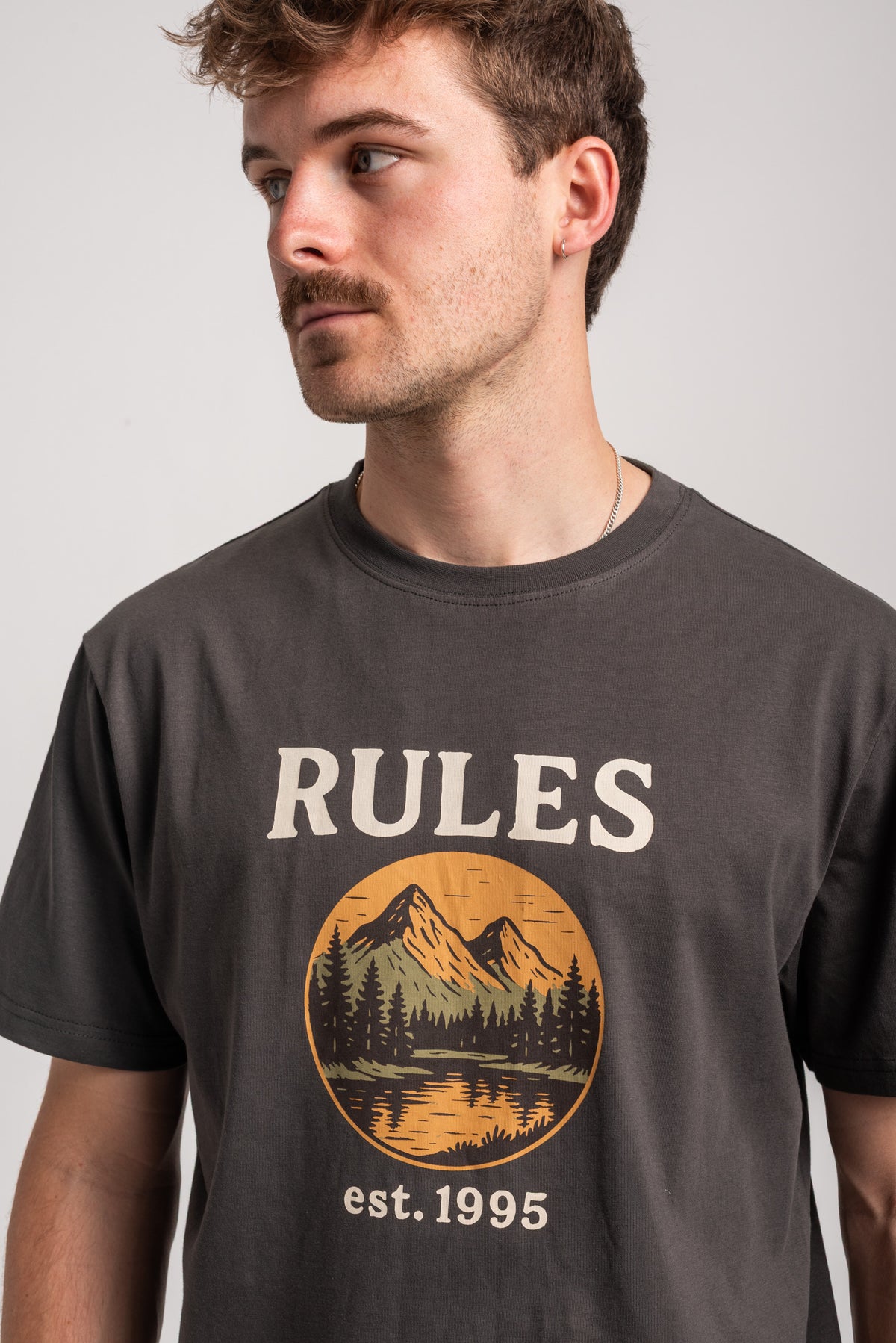 Rules Neleo T-Shirt leadgrey – Detailansicht 1