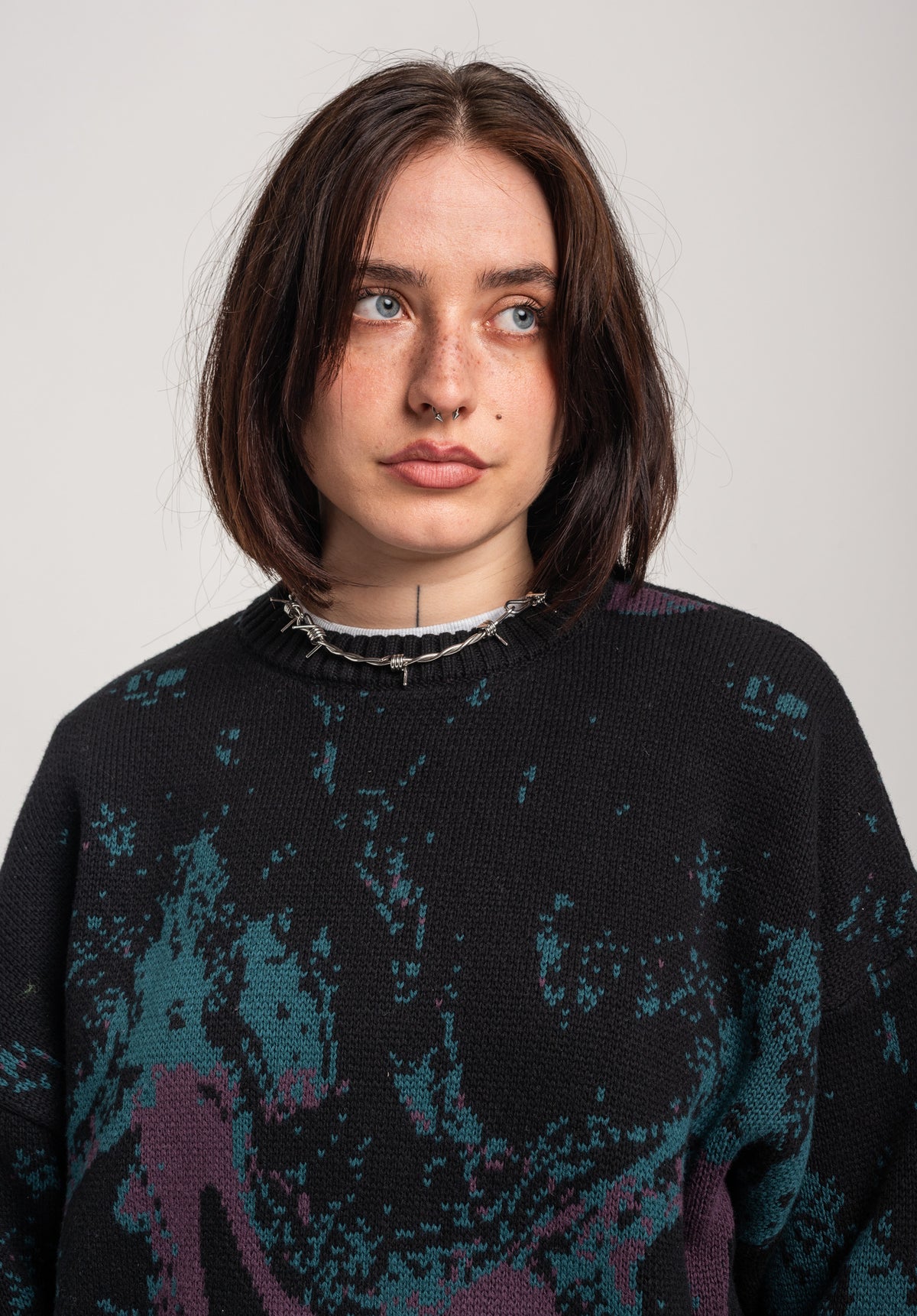 TITUS Anela Strickpullover black – Detailansicht 1