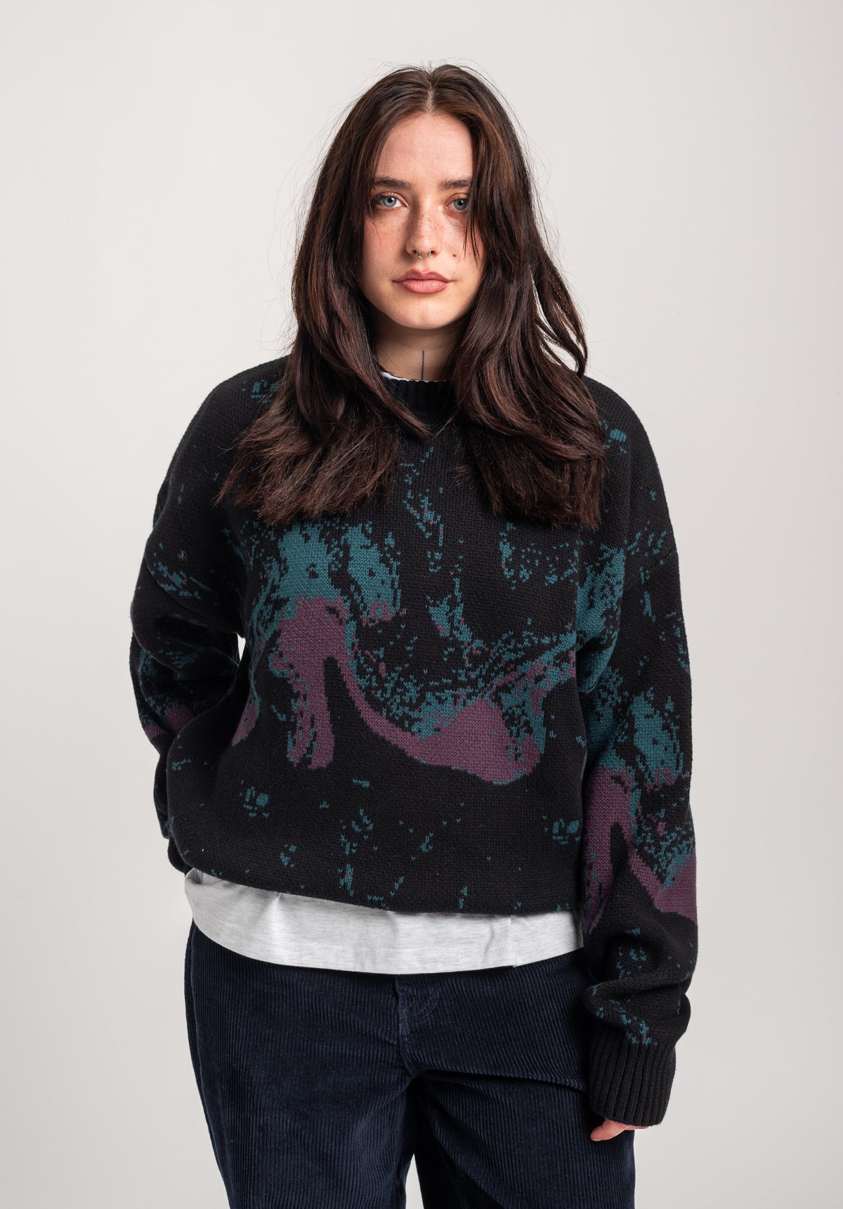 TITUS Anela Strickpullover black – Rückenansicht