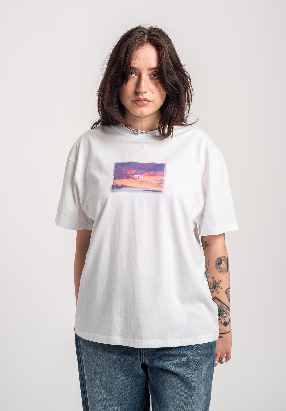 TITUS Leilja T-Shirt white – Rückenansicht
