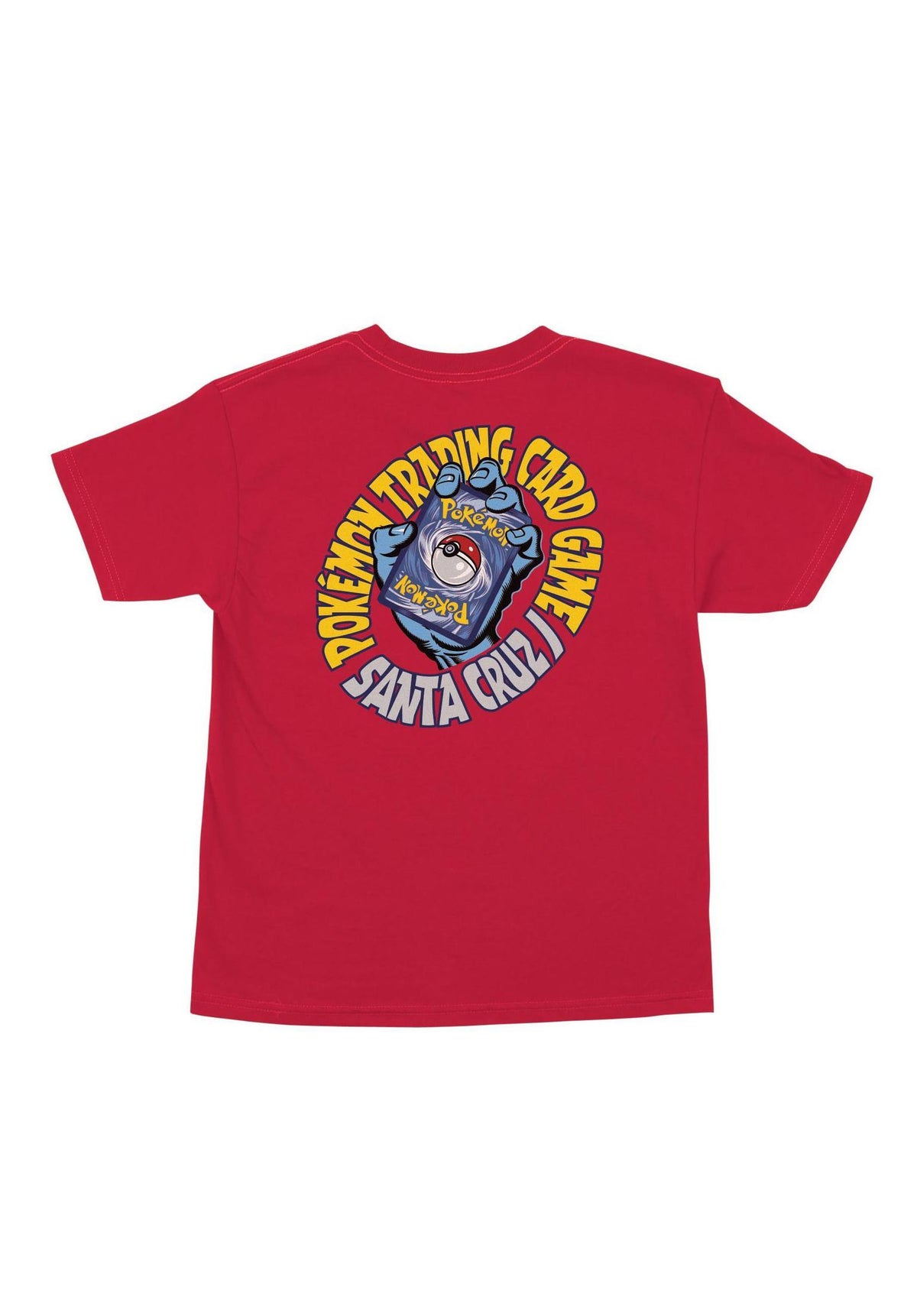 Santa-Cruz Pokémon TCG Hand Youth Midweight T-Shirt red – Rückenansicht