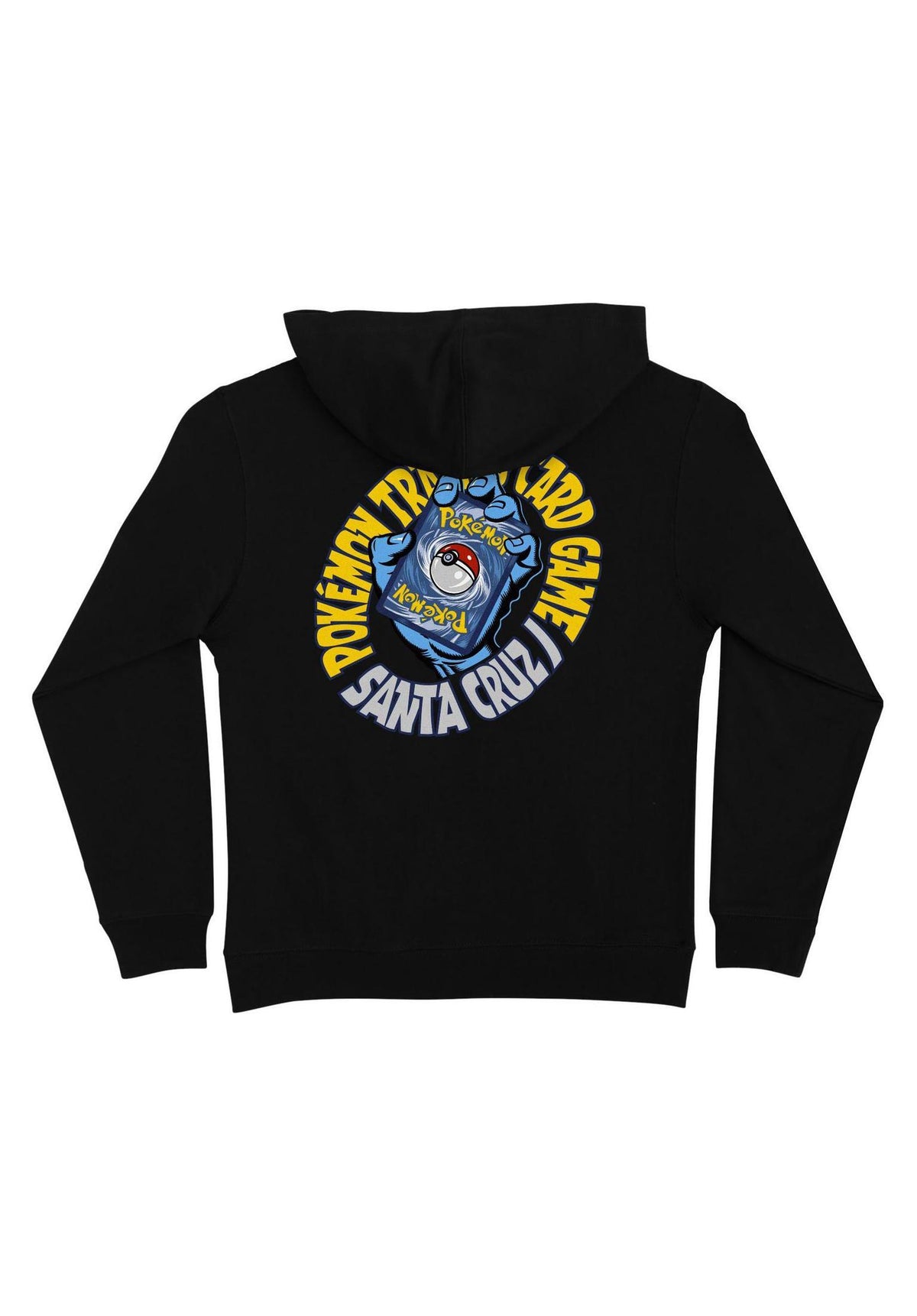 Santa-Cruz Pokémon TCG Hand Youth Midweight Hoodie black – Rückenansicht