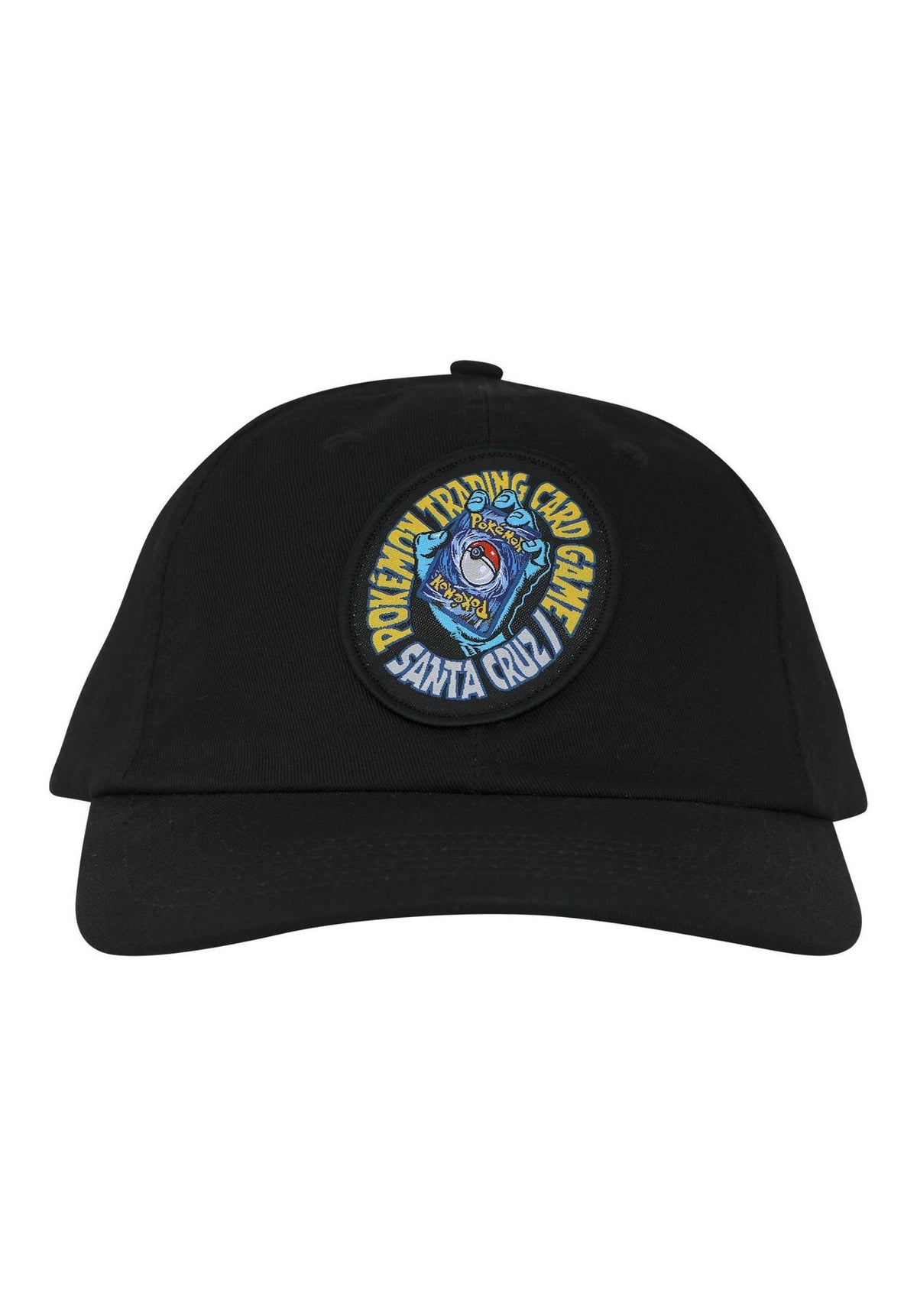 Santa-Cruz Pokémon TCG Hand Low Unstructured Precurve Snapbac Cap black – Rückenansicht