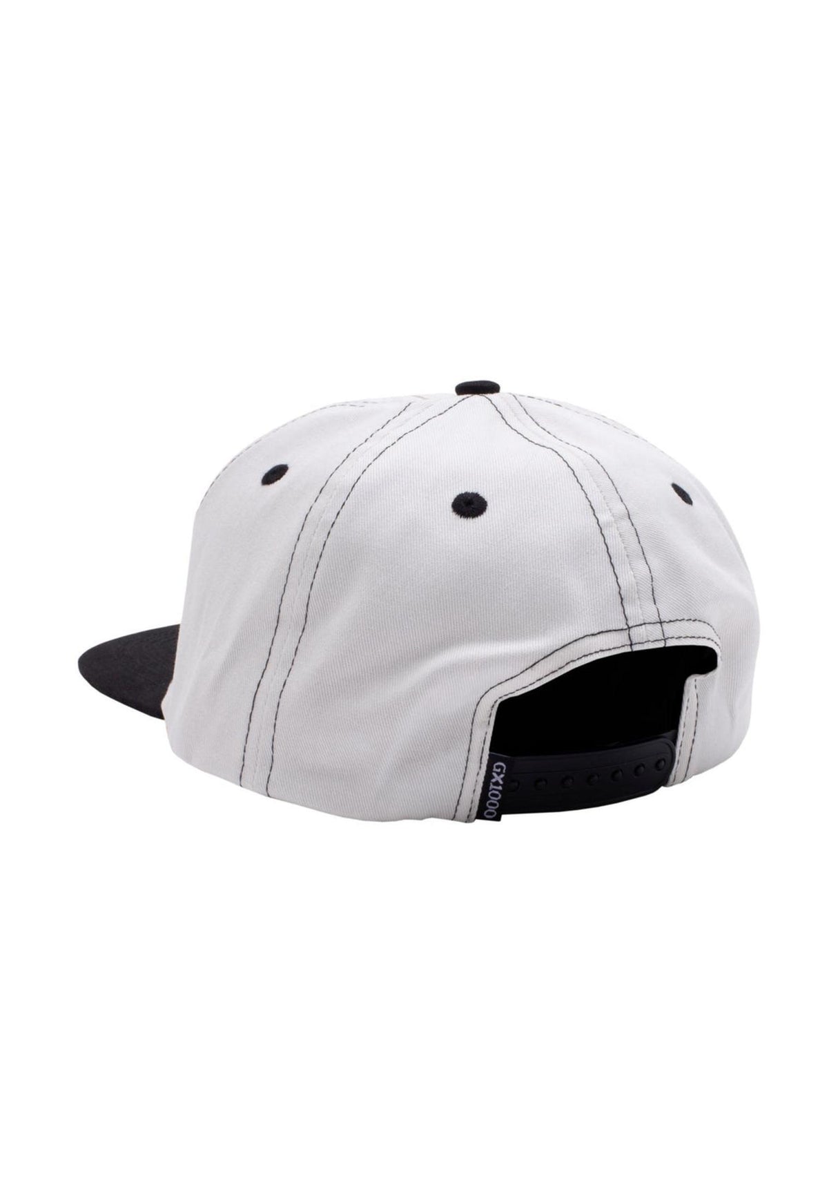 Bomb Hills 5-Panel Logo Snapback white Rueckenansicht