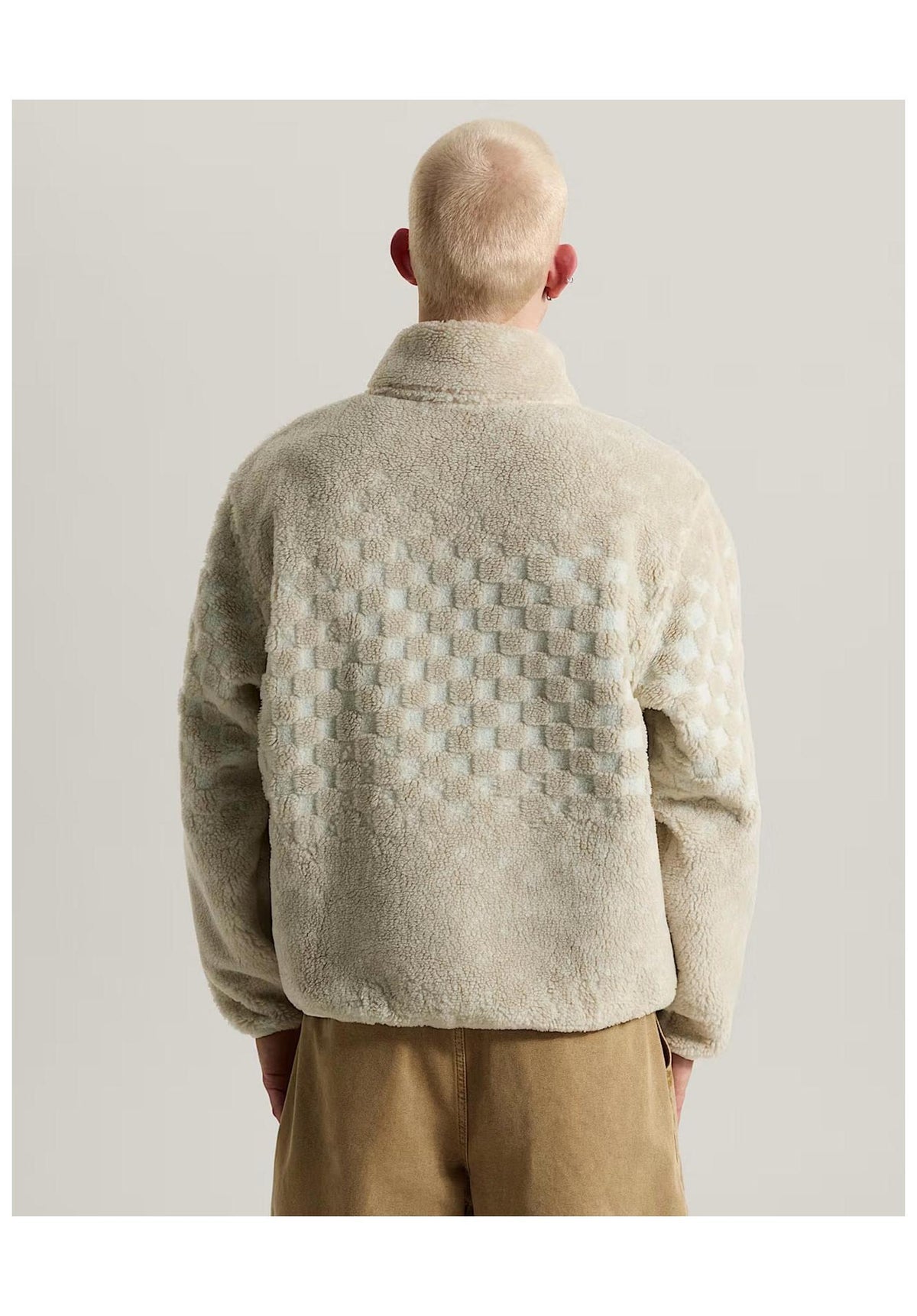 Vans Nights Hi Pile Winterjacke marshmallow – Rückenansicht