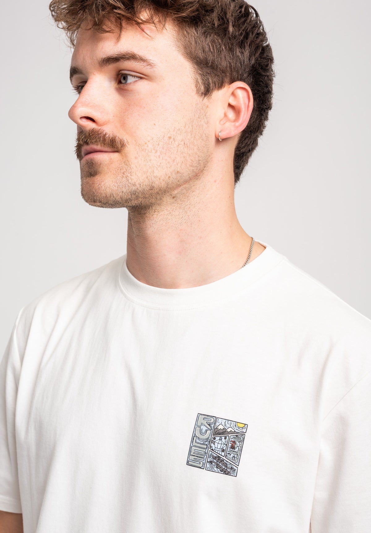 Rules New Terrain T-Shirt offwhite – Detailansicht 2