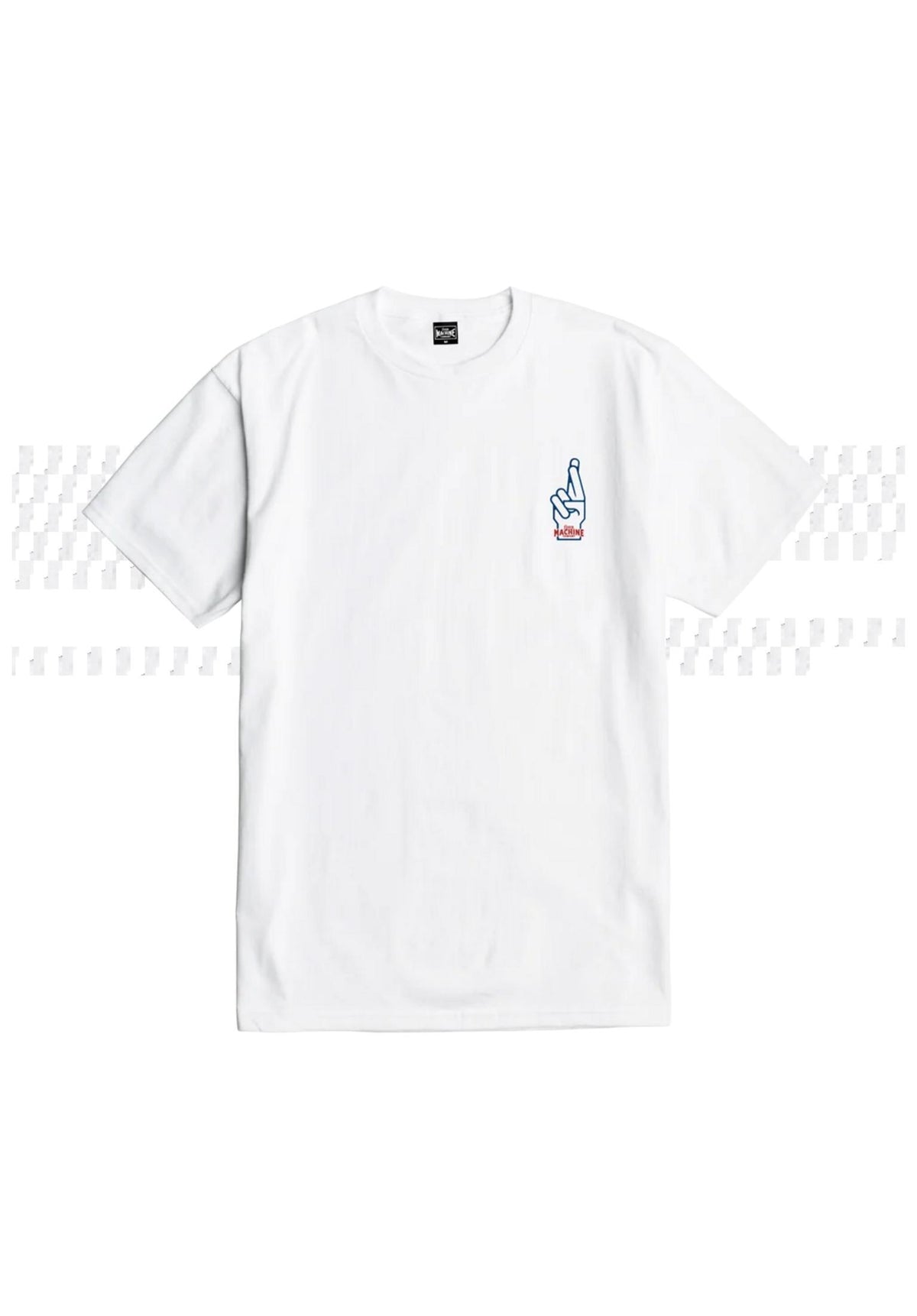 Loser-Machine Benchmark Boxy T-Shirt white – Rückenansicht