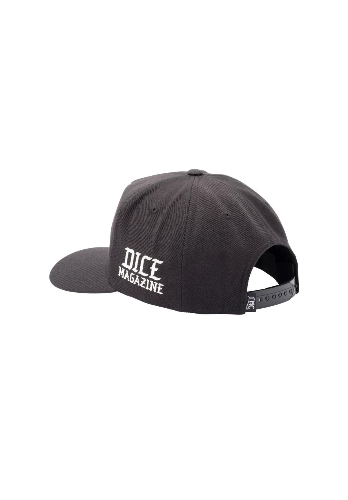 Loser-Machine x DICE 5-Panel High Profile Wool Snapback Cap black – Rückenansicht