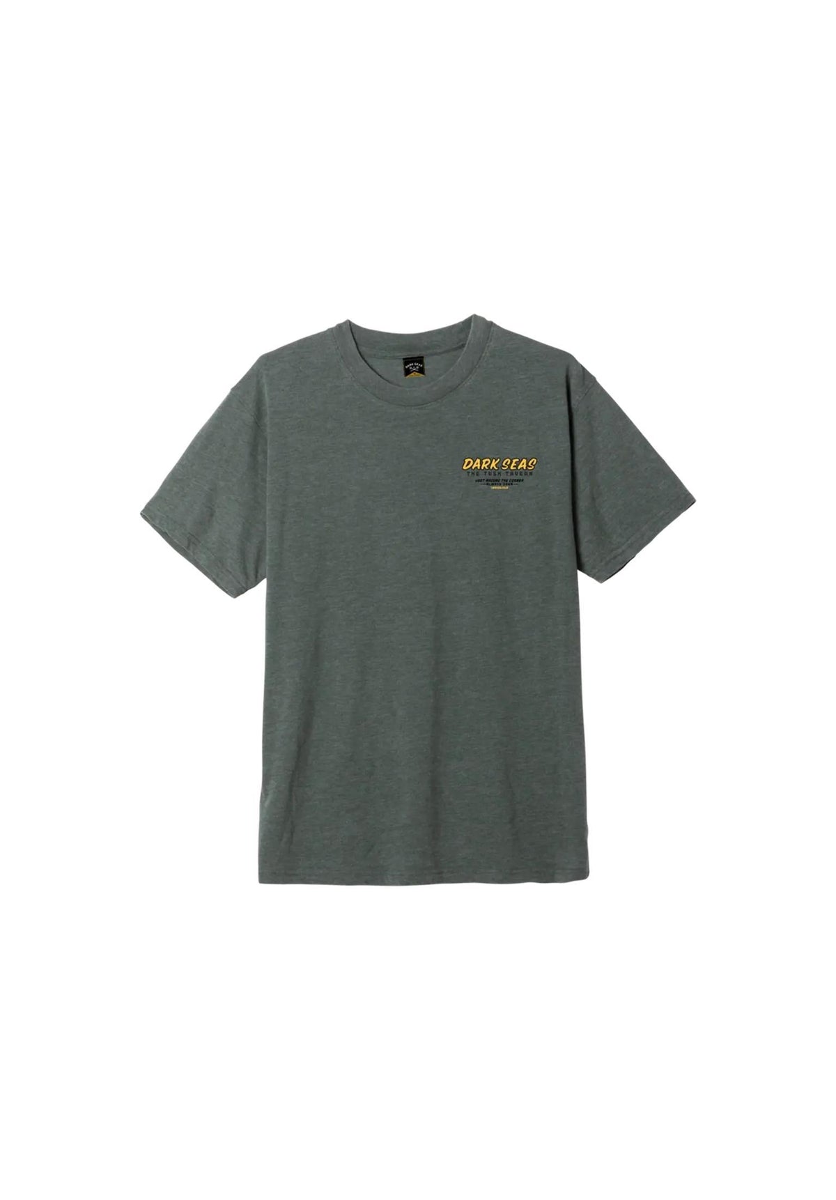 Dark Seas Tusk Tavern T-Shirt mossy-grove-heather – Rückenansicht