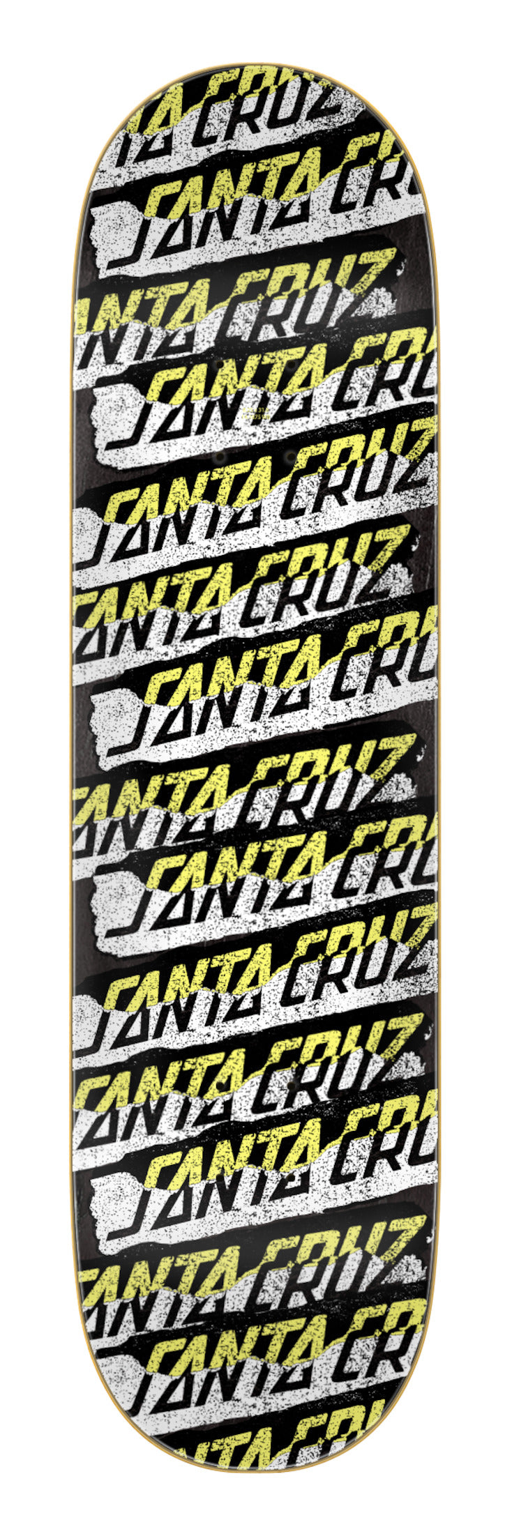 Santa-Cruz Damaged Hand 7 Ply Birch Deck brown – Rückenansicht