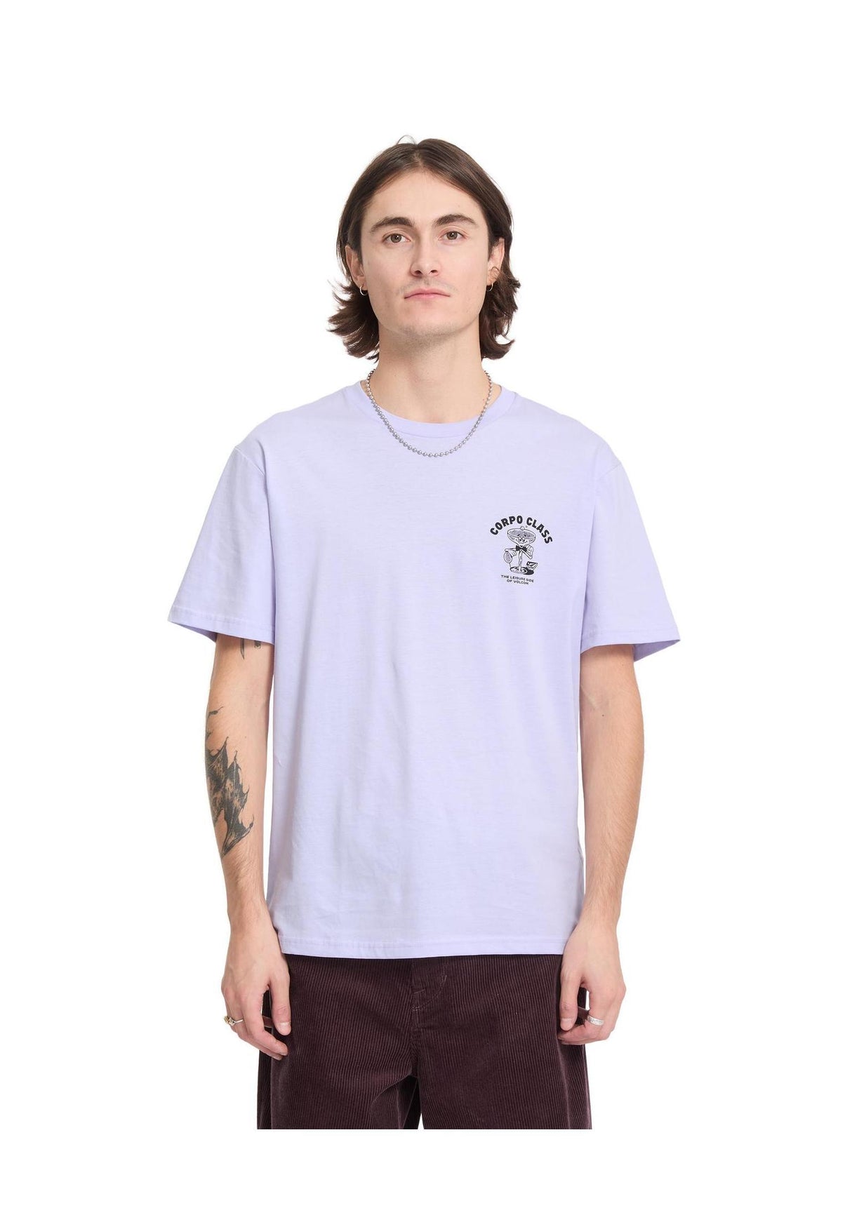 Volcom Corpo Class T-Shirt lavenderaura – Rückenansicht