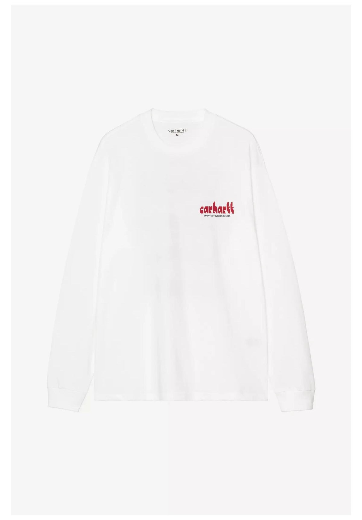 Carhartt WIP Framework Longsleeve white – Rückenansicht