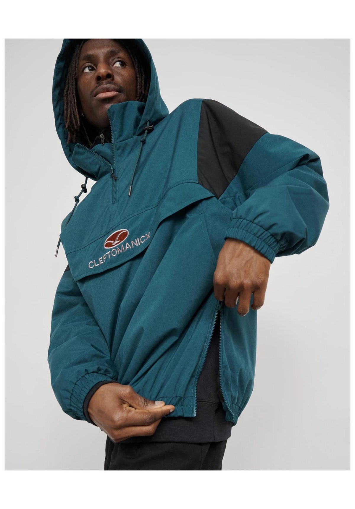 Cleptomanicx CityHHooded Übergangsjacke darksea – Detailansicht 2