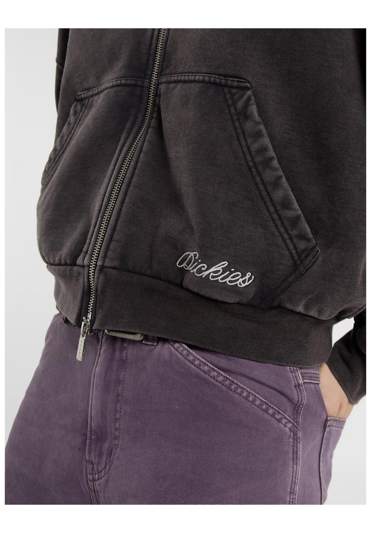 Dickies Baker Zipped Hoodie Zip-Hoodie black – Detailansicht 1