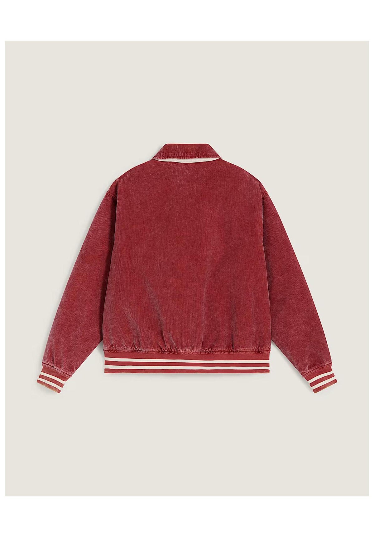 Vans Milliken Varsity Jacket Übergangsjacke poppyember – Rückenansicht
