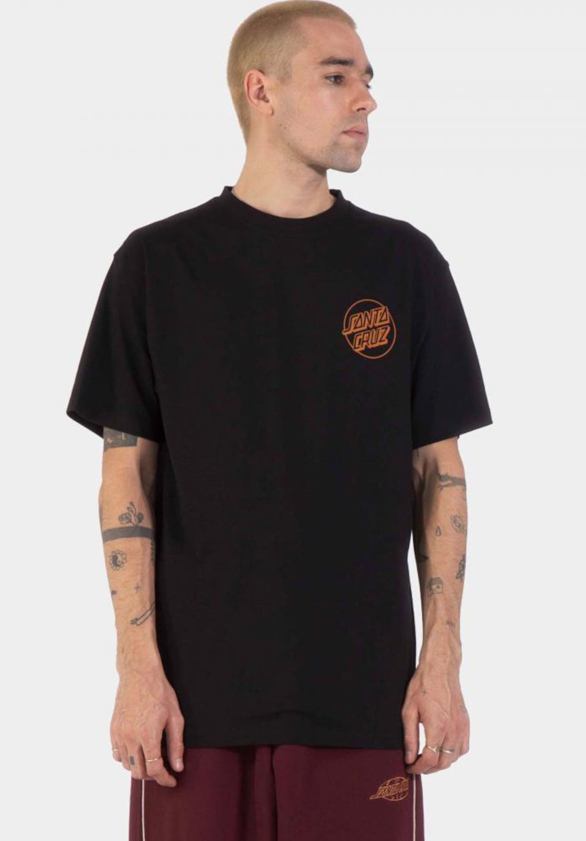 Santa-Cruz Forging Dot T-Shirt black – Rückenansicht