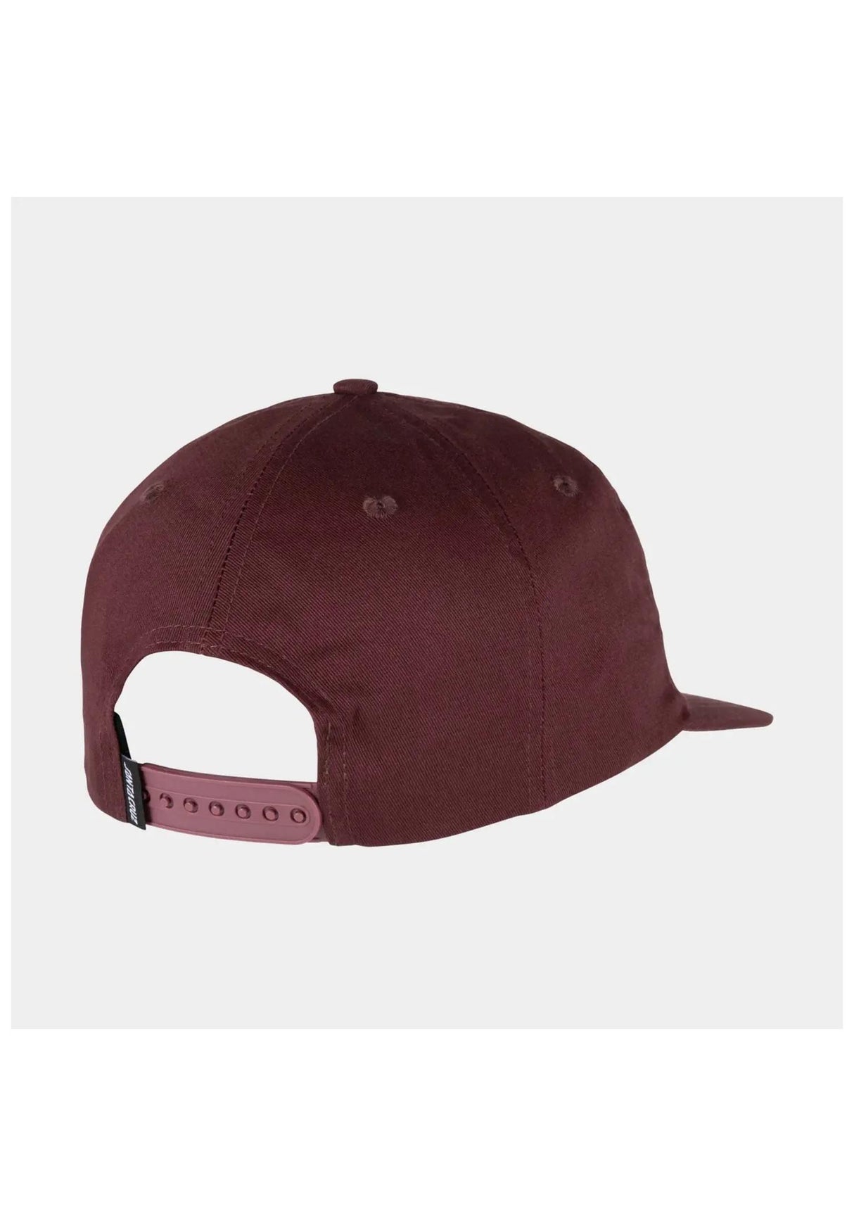 Santa-Cruz Cruz Label Cap darkplum – Rückenansicht