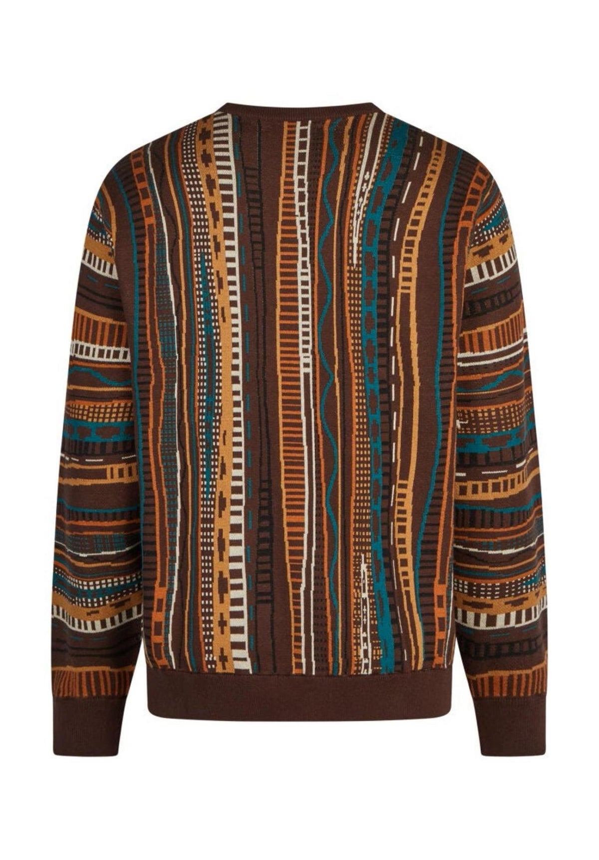 iriedaily Theodore Knit Strickpullover darkcoffee – Rückenansicht