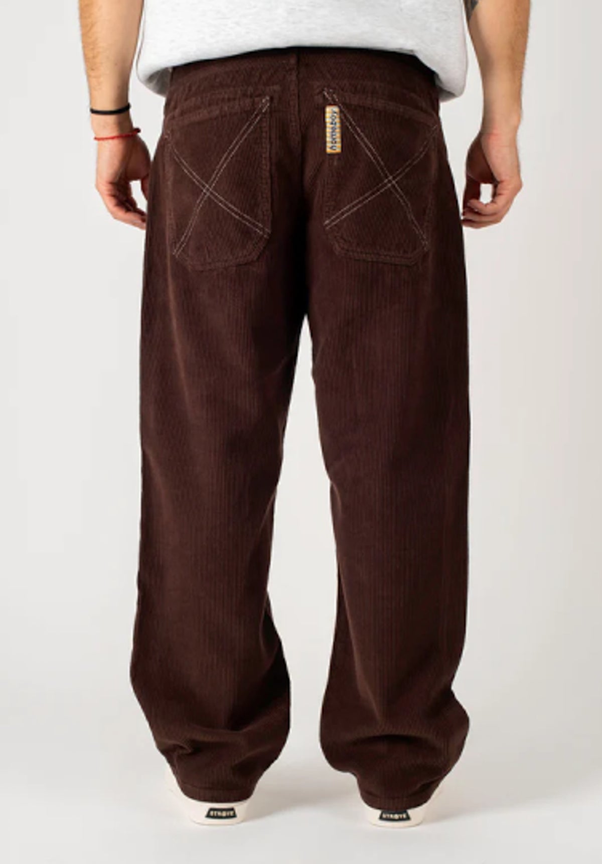 Homeboy X-tra Baggy Cord Chino- / Stoffhose jamesbrown – Rückenansicht