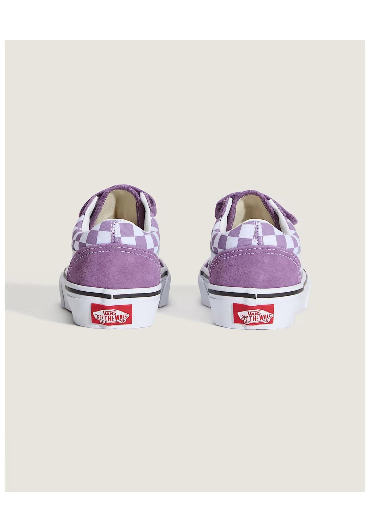 Old Skool V Kids colortheory-checkerboard-prismpurple Closeup1