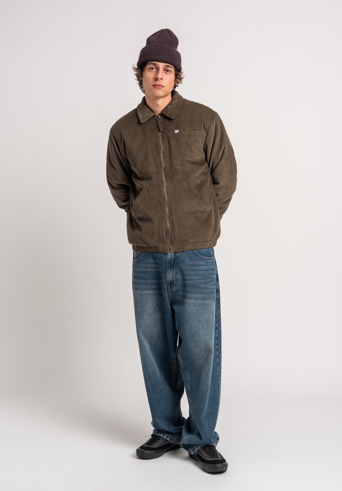 TITUS Sanger Winterjacke darkolive – Seitenansicht