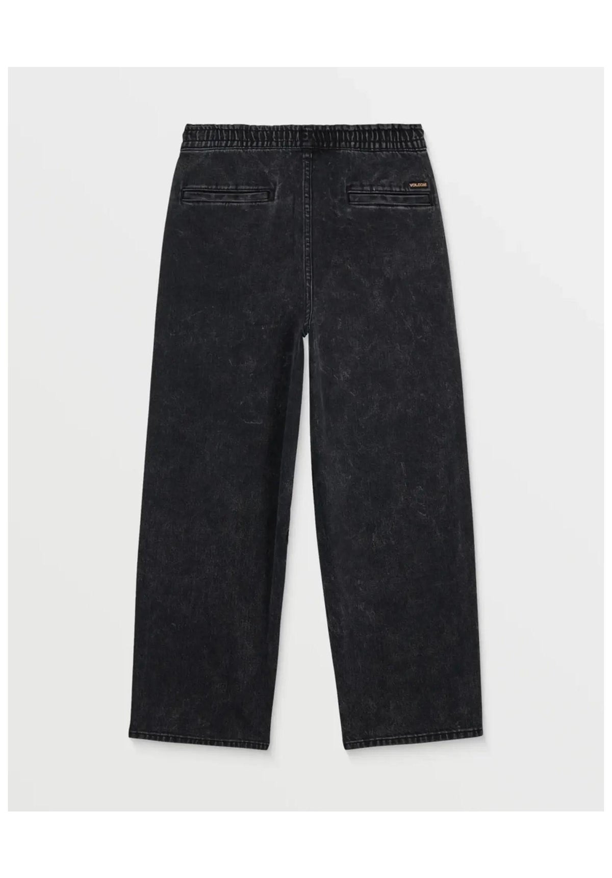 Volcom Freazy Loose EW Denim Kids Jeans blackityblack – Rückenansicht