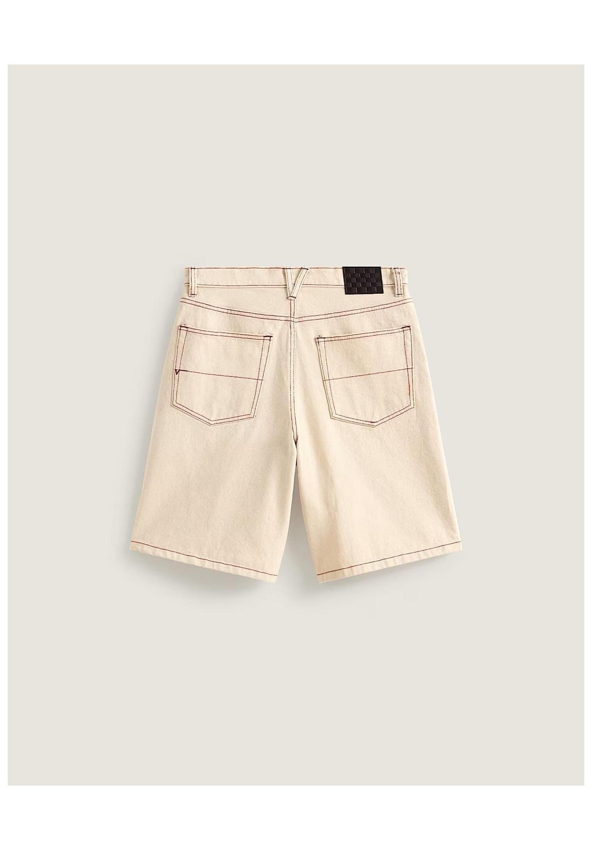 Vans Check-5 Baggy Jeans-Short naturalseed – Rückenansicht