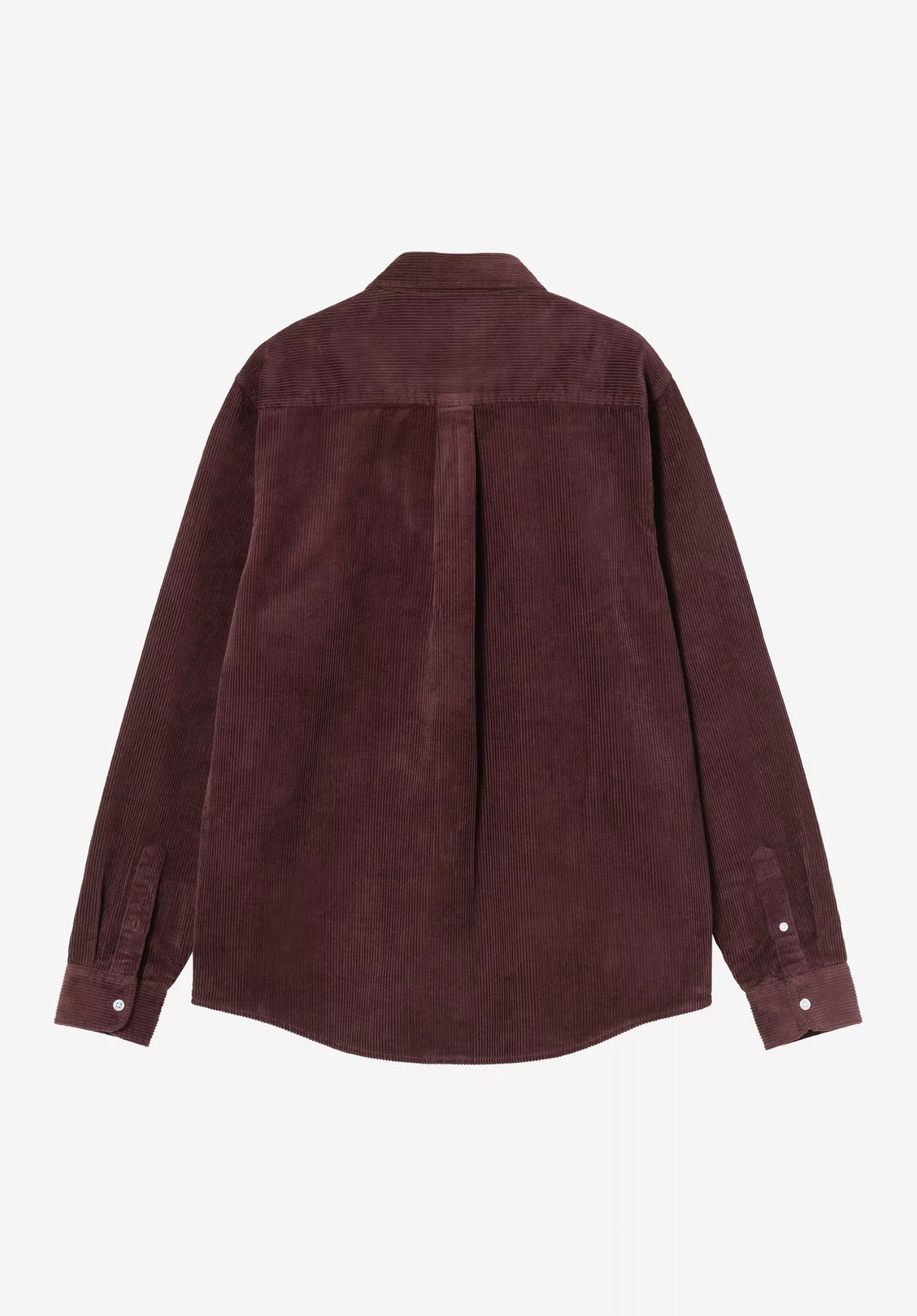 Carhartt WIP Madison Cord Shirt Hemd-Langarm amarone – Rückenansicht