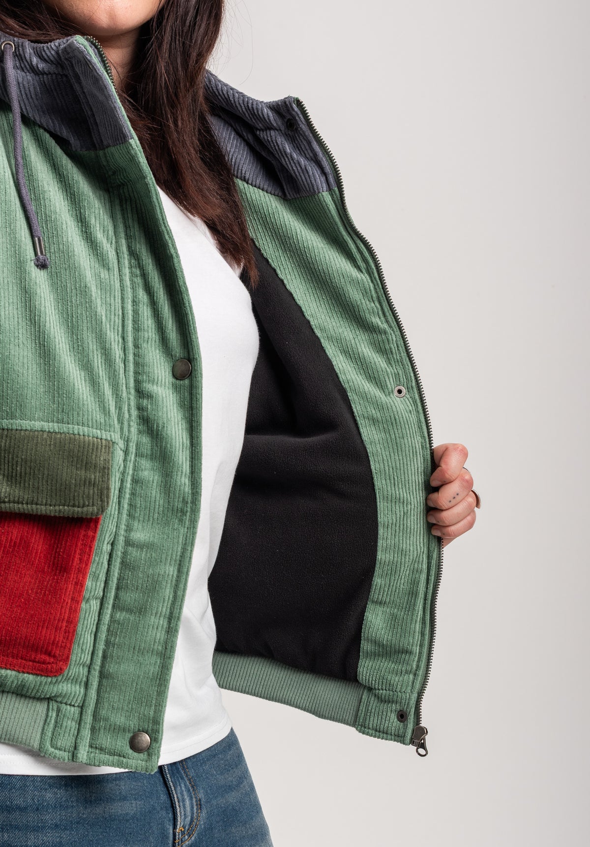 TITUS Meja Winterjacke petrol – Oberansicht
