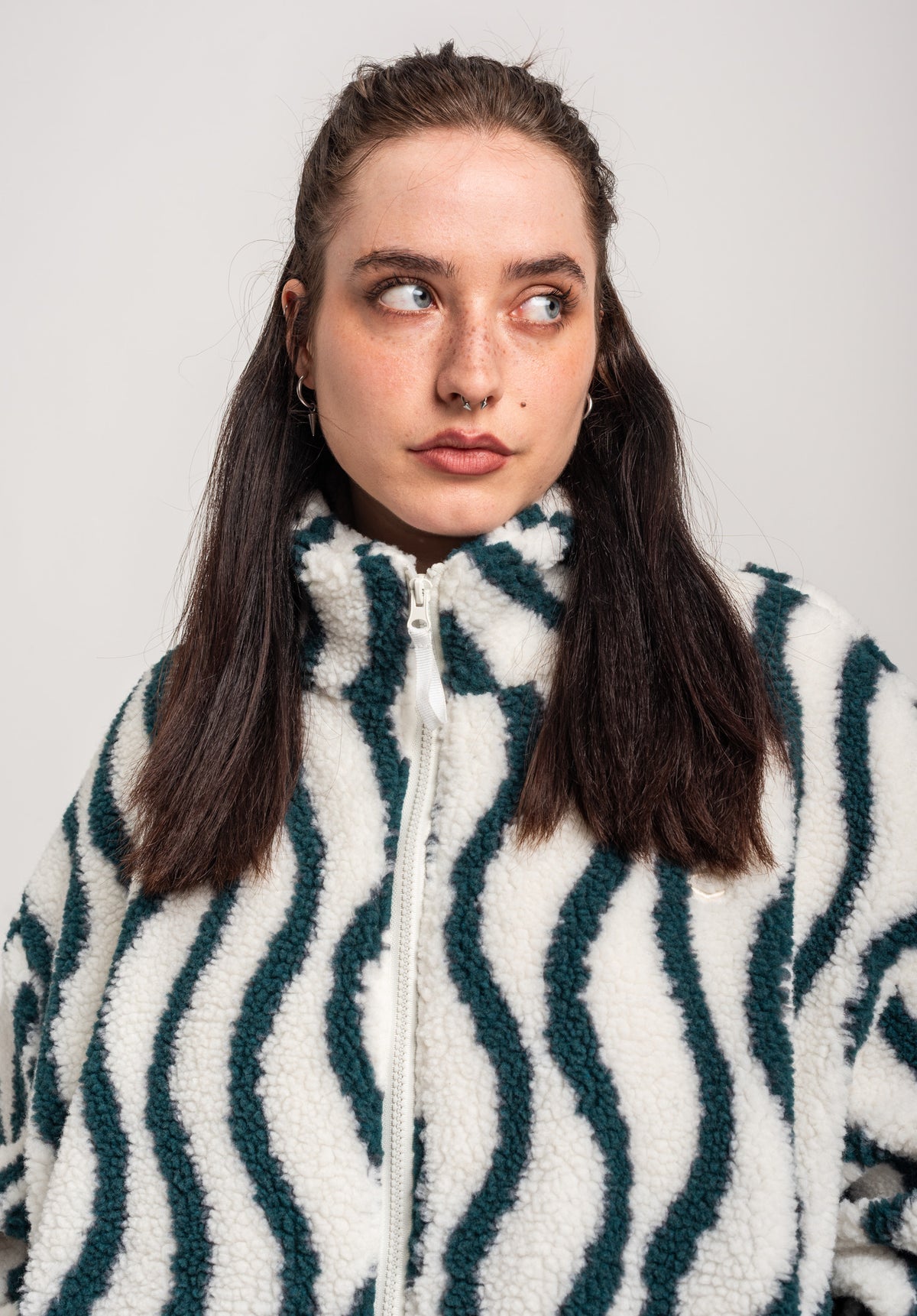 TITUS Nieva Übergangsjacke offwhite-striped – Detailansicht 2