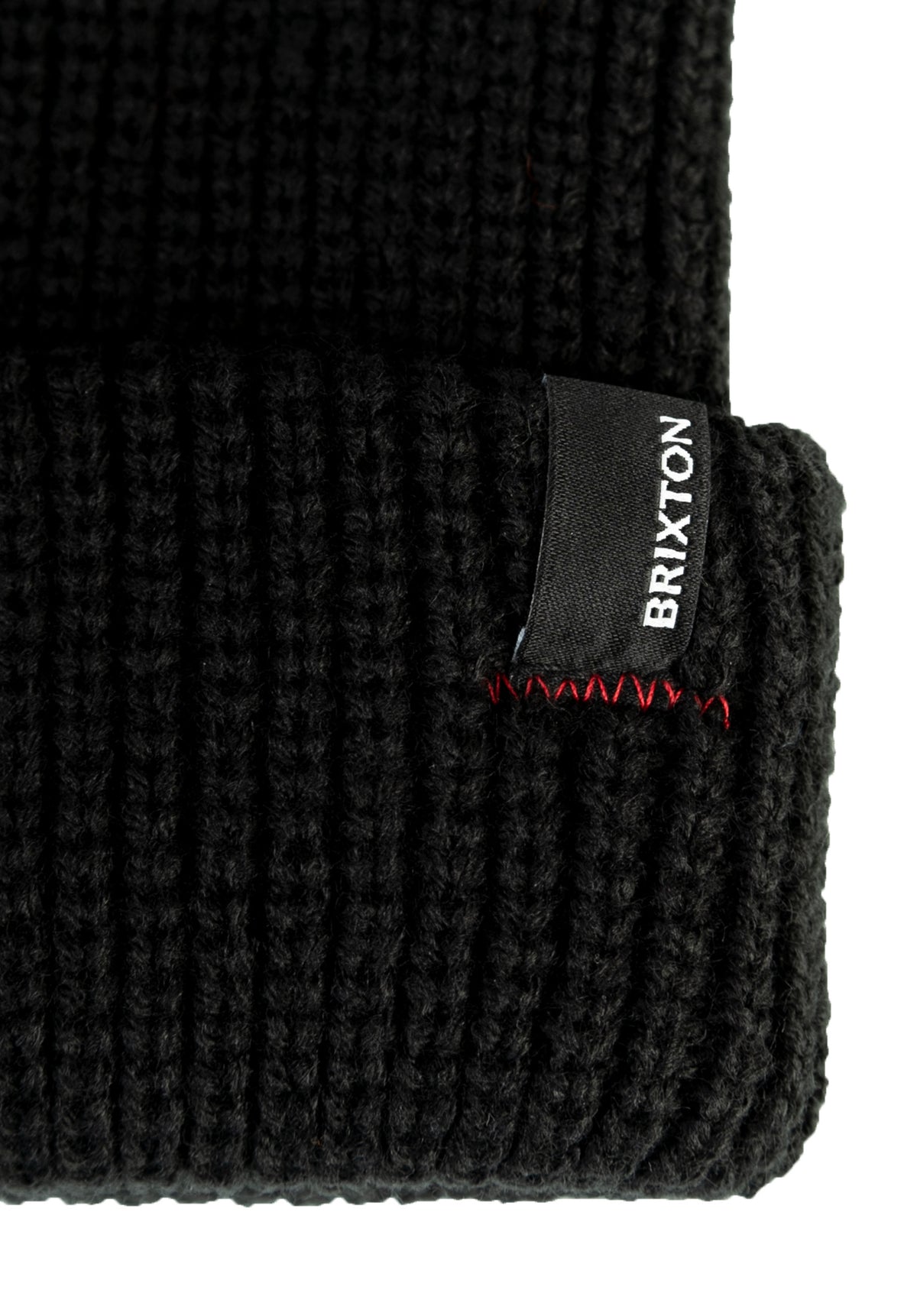 Brixton Heist Chunky Mütze black – Rückenansicht