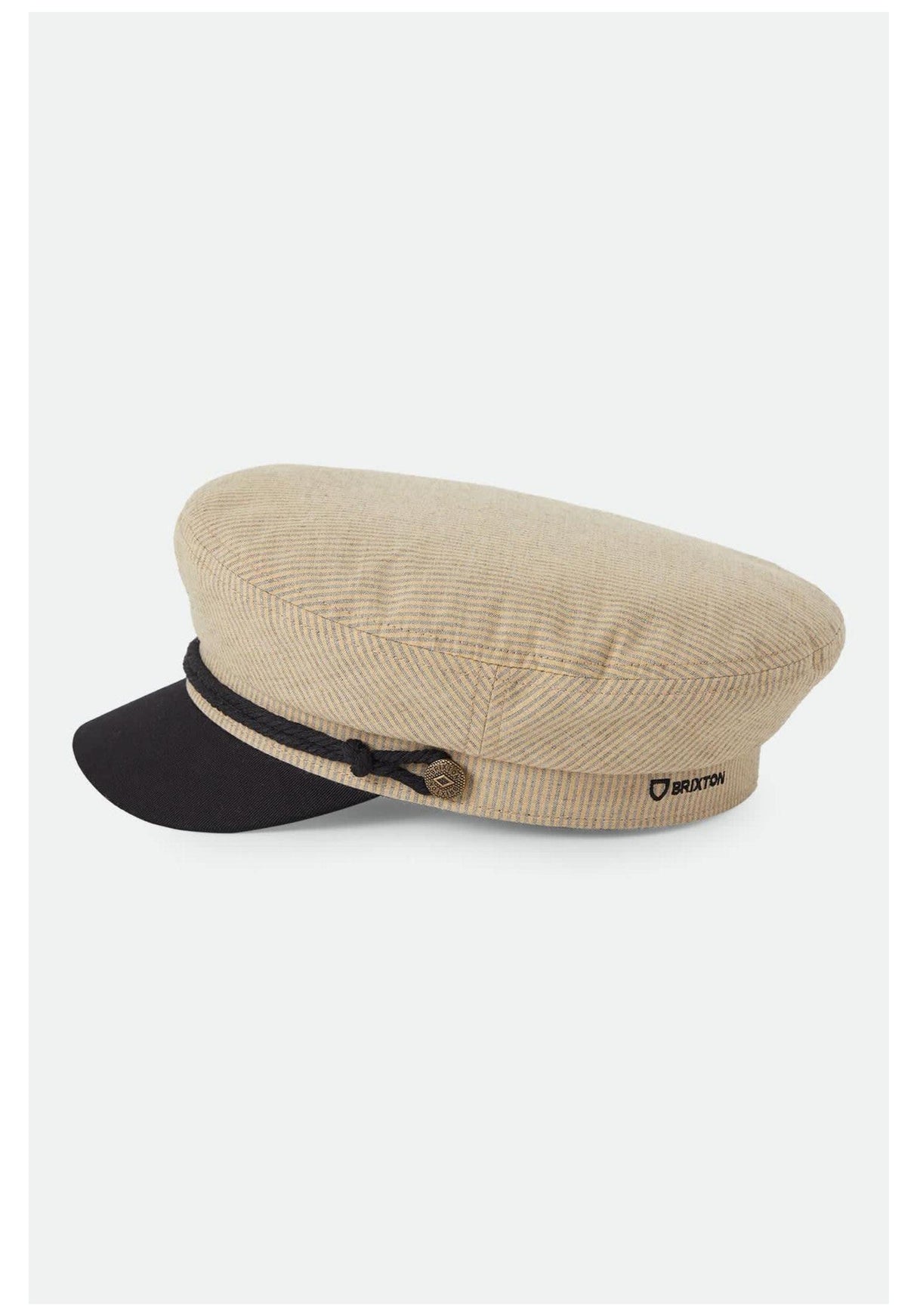 Brixton Fiddler Hut khaki-stripe-washedblack – Rückenansicht
