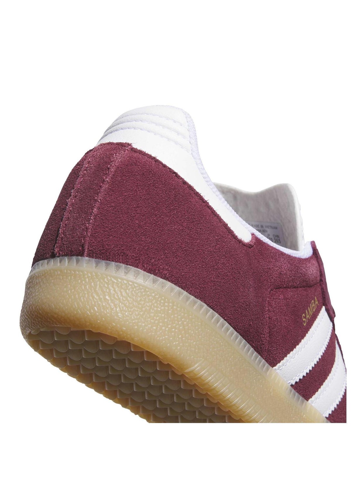 adidas-skateboarding Samba ADV Schuhe Jungs shadowred-ftwwhite-maroon – Unteransicht