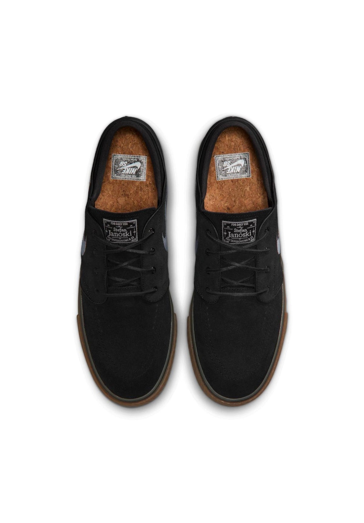 Nike SB Janoski OG+ Schuhe Jungs black-white-gum – Detailansicht 1