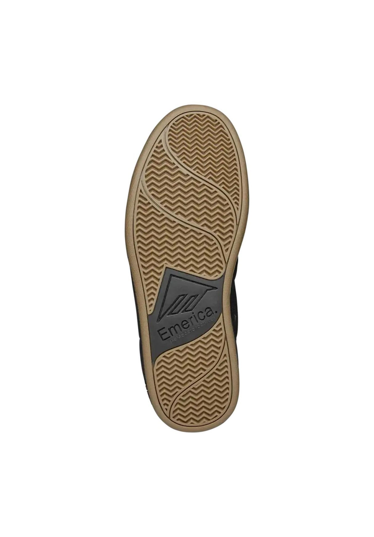 Emerica Heritic Schuhe Jungs black-black-gum – Rückenansicht