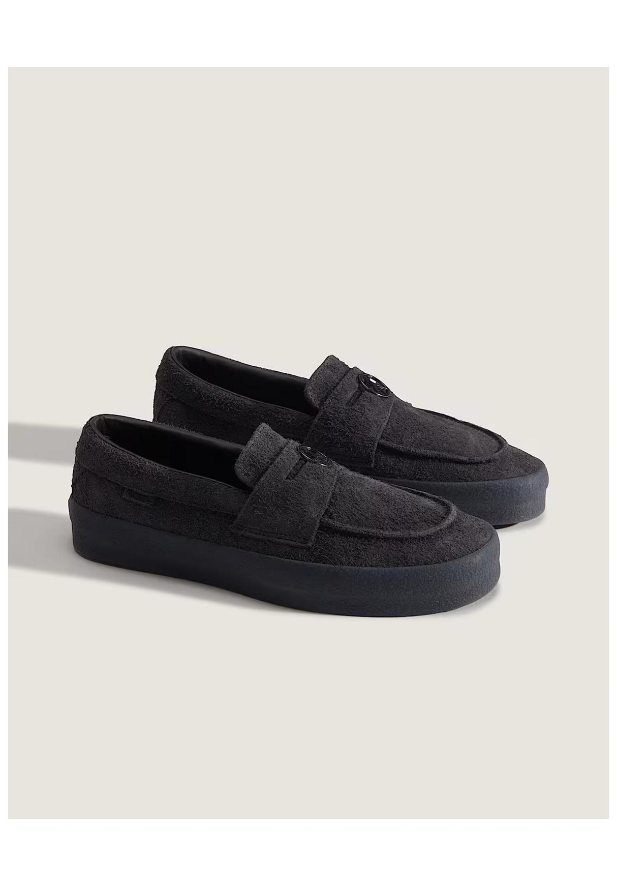 Vans Skate Loafer Schuhe Jungs fadedblack – Rückenansicht
