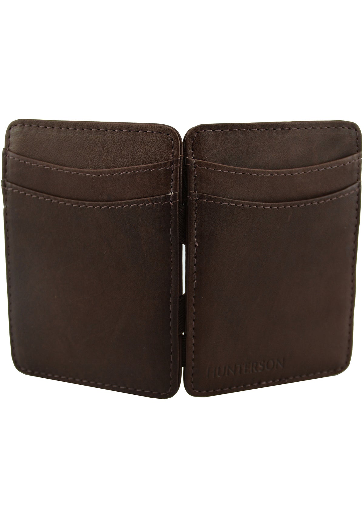 Hunterson Magic Wallet RFID Portemonnaie brown – Unteransicht