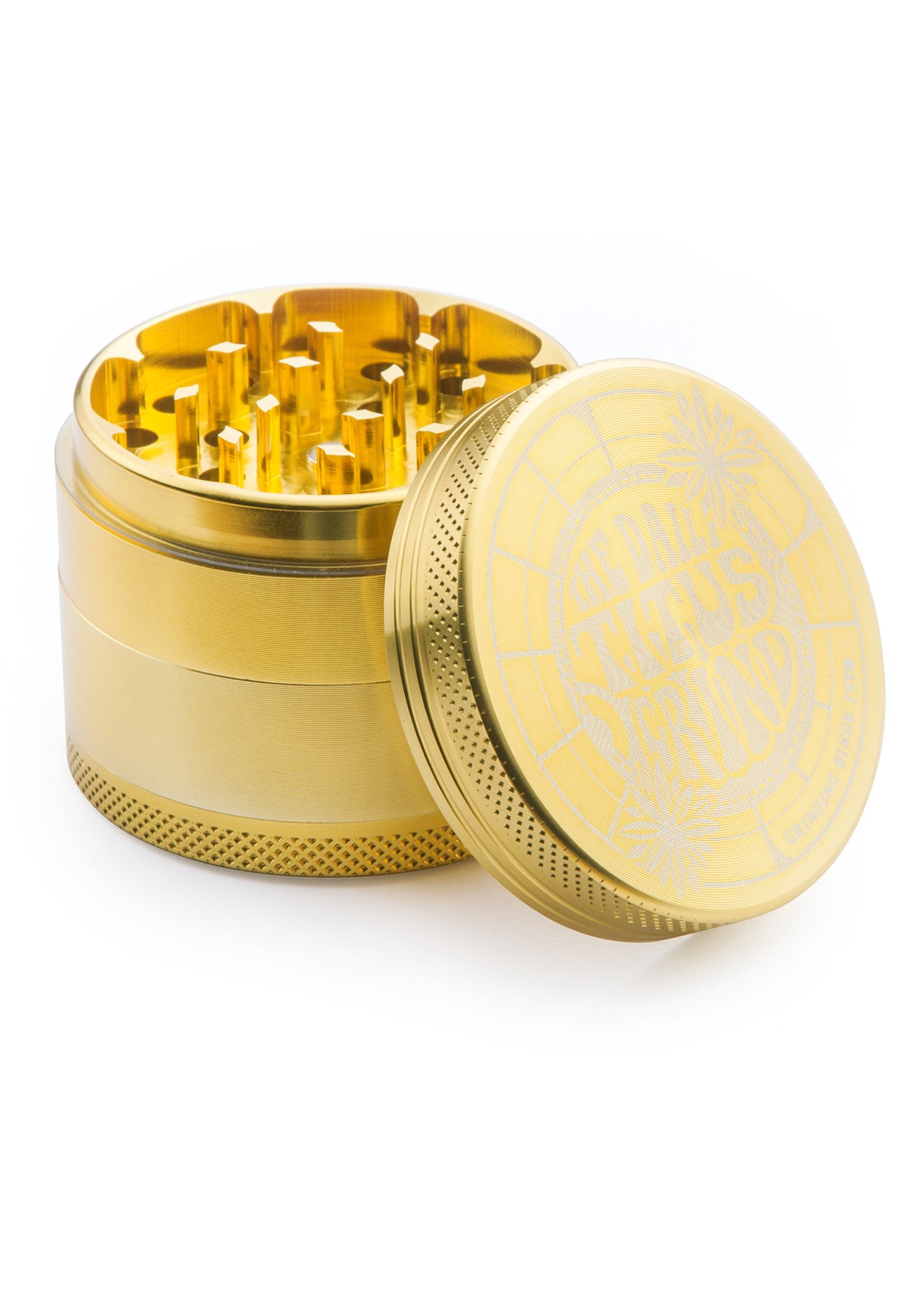 The Daily Grind Metal 4 Parts gold Rueckenansicht