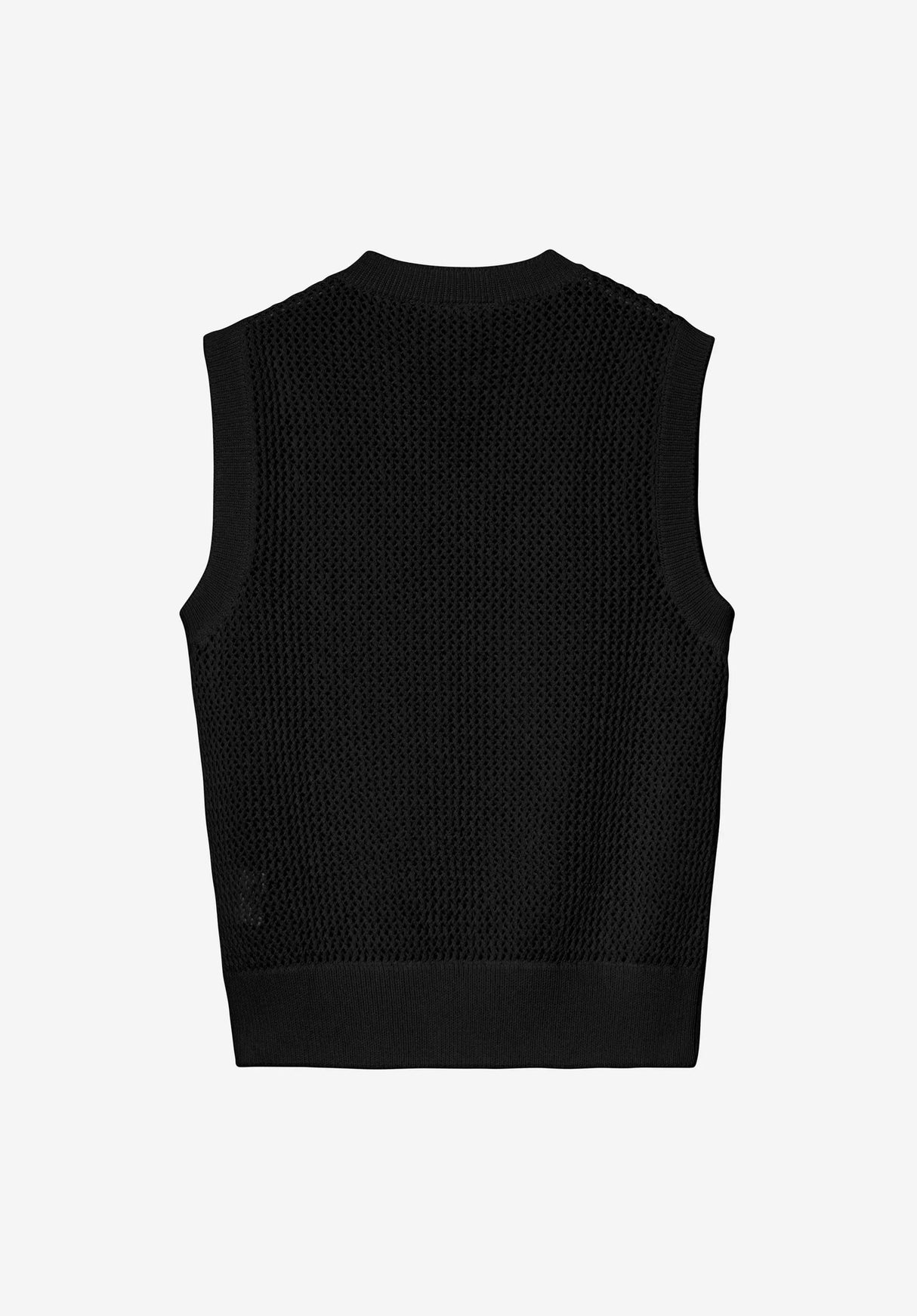 W' Stockton Vest black Rueckenansicht