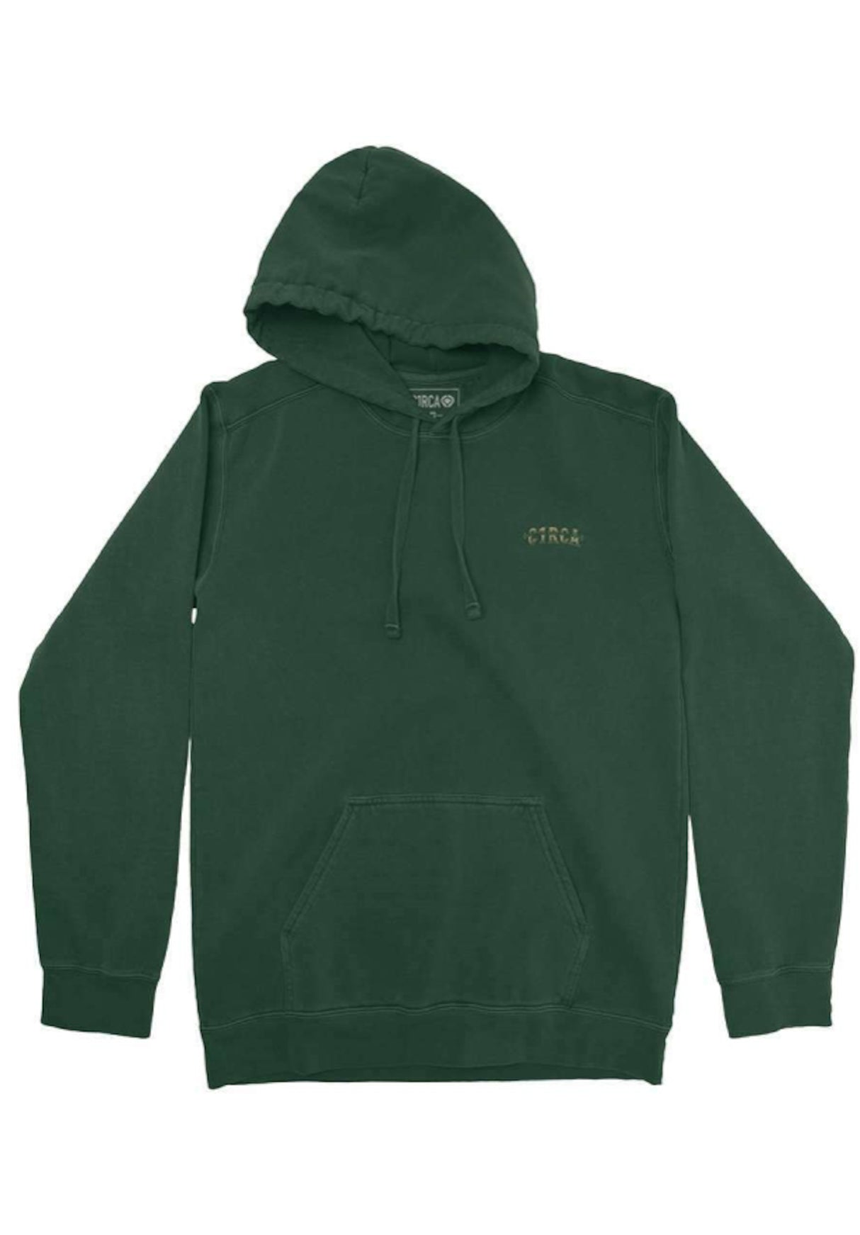 Golden Dragon Hood bottlegreen Rueckenansicht